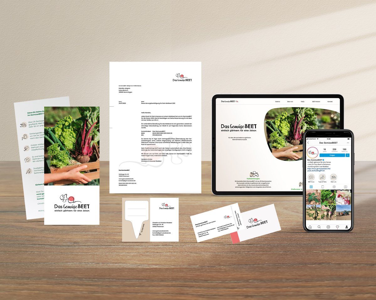 Corporate Identity für ein Selbsternte-Projekt