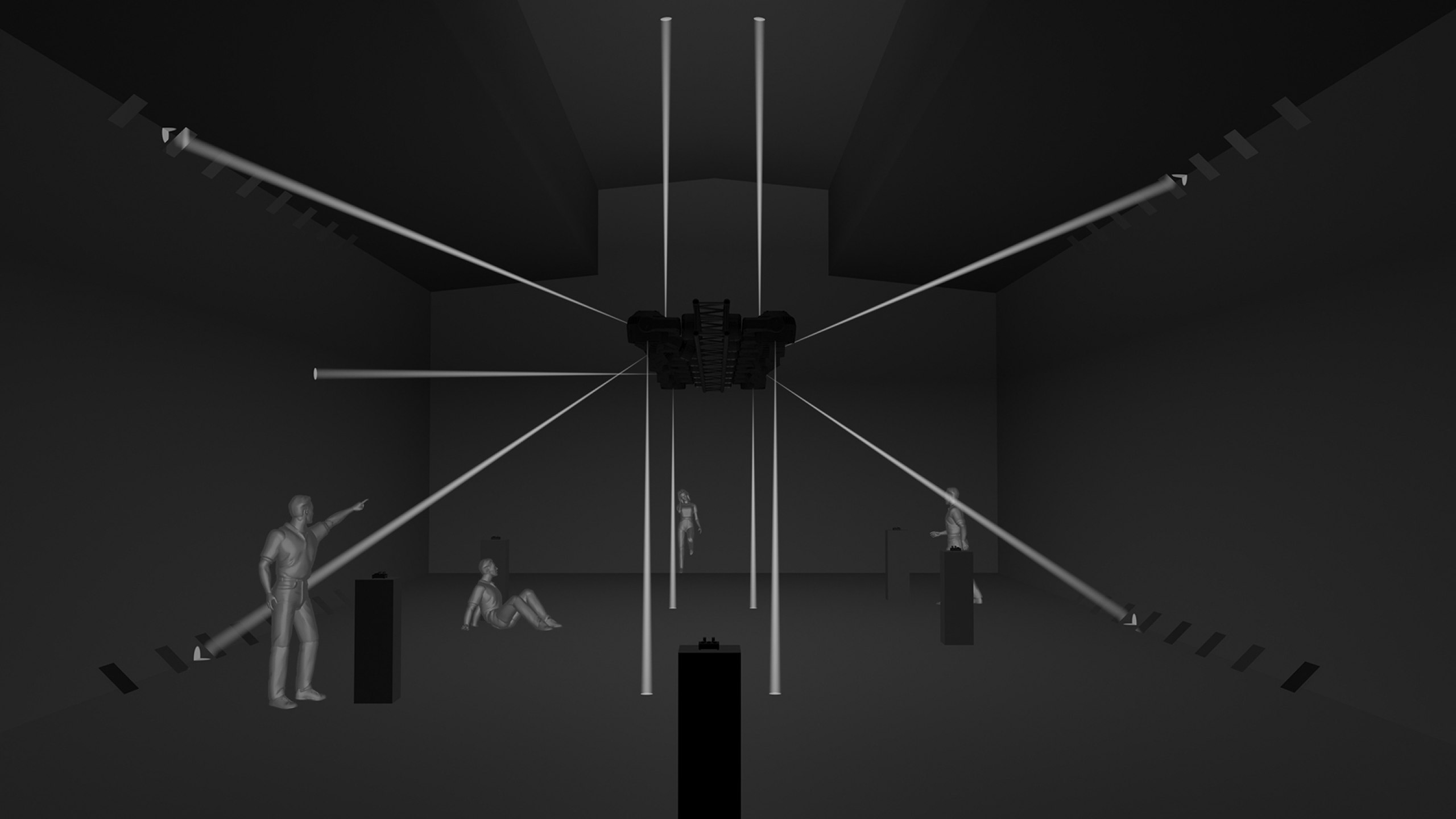 Eine audiovisuelle Lichtinstallation auf Basis des euklidischen Algorithmus’