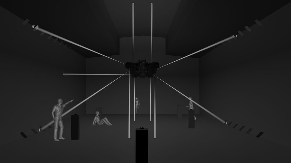Eine audiovisuelle Lichtinstallation auf Basis des euklidischen Algorithmus’