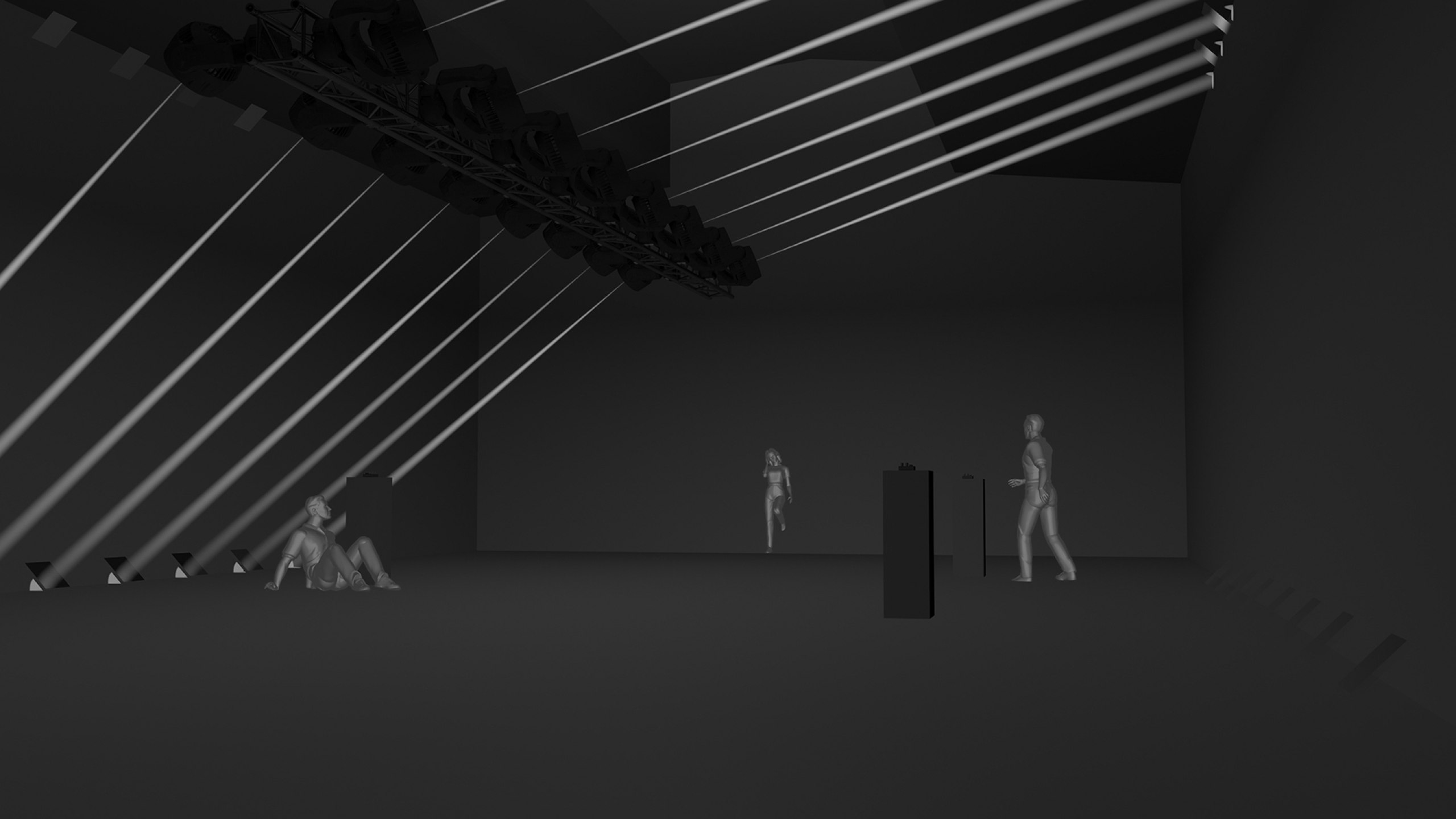 Eine audiovisuelle Lichtinstallation auf Basis des euklidischen Algorithmus’