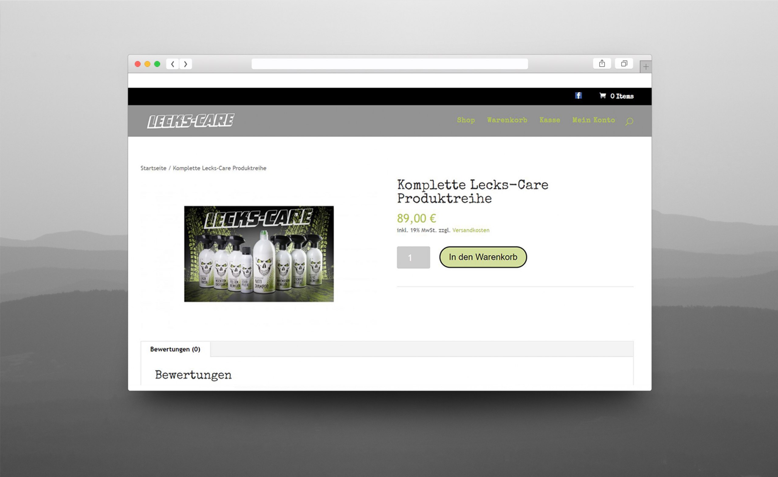 Am Beispiel des Onlineshops Lecks-Care