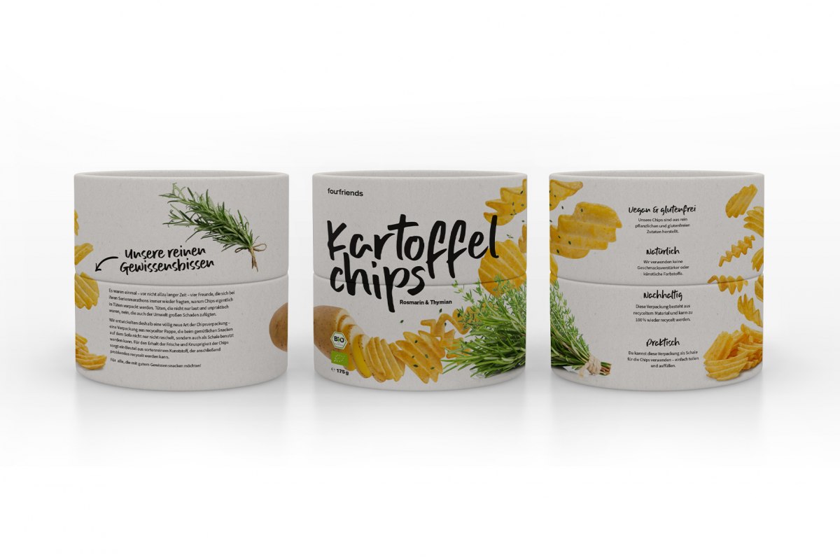 Eine nachhaltige Chipsverpackung