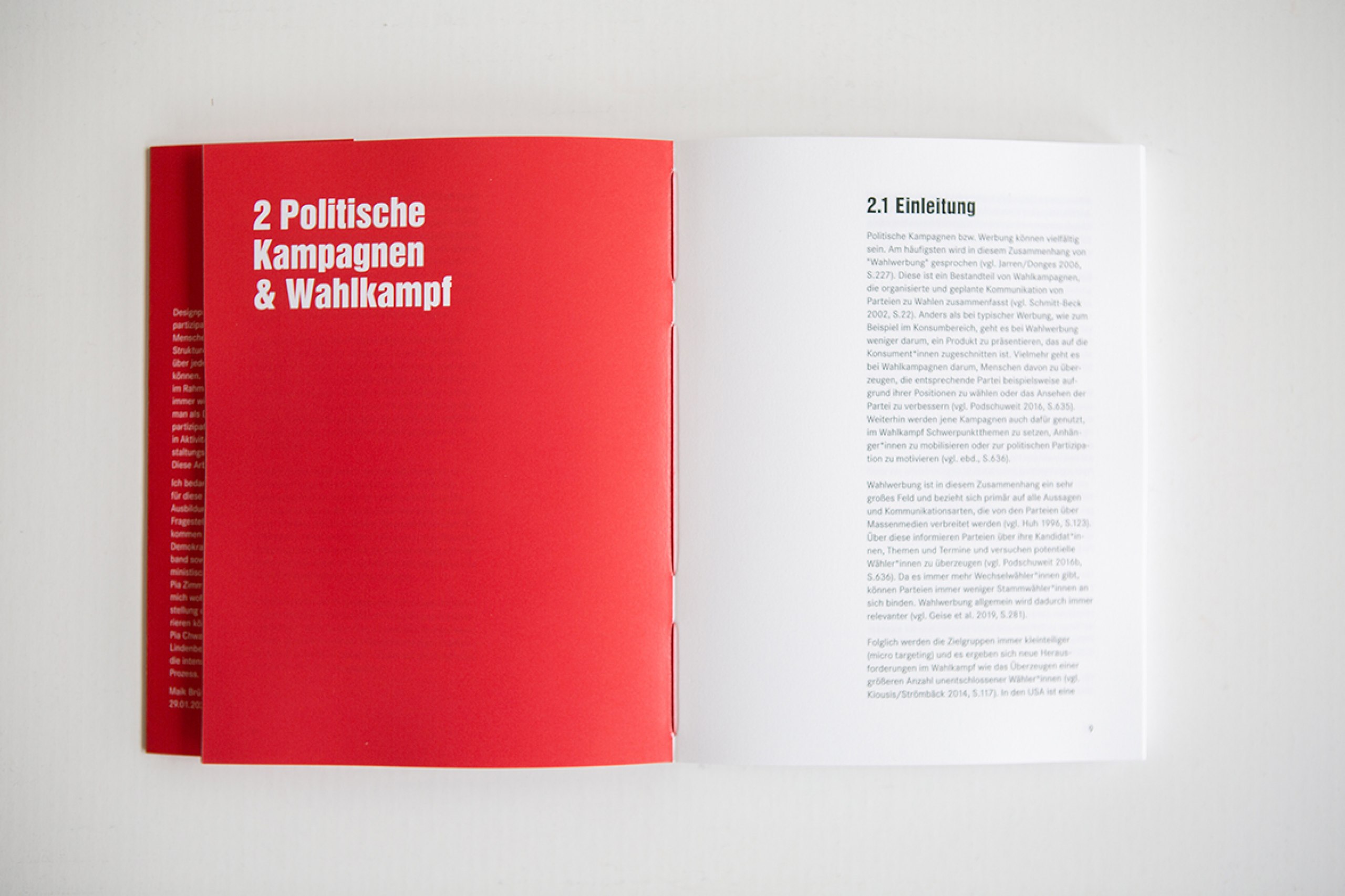 Wahlkampf unter Berücksichtigung partizipatorischer Elemente