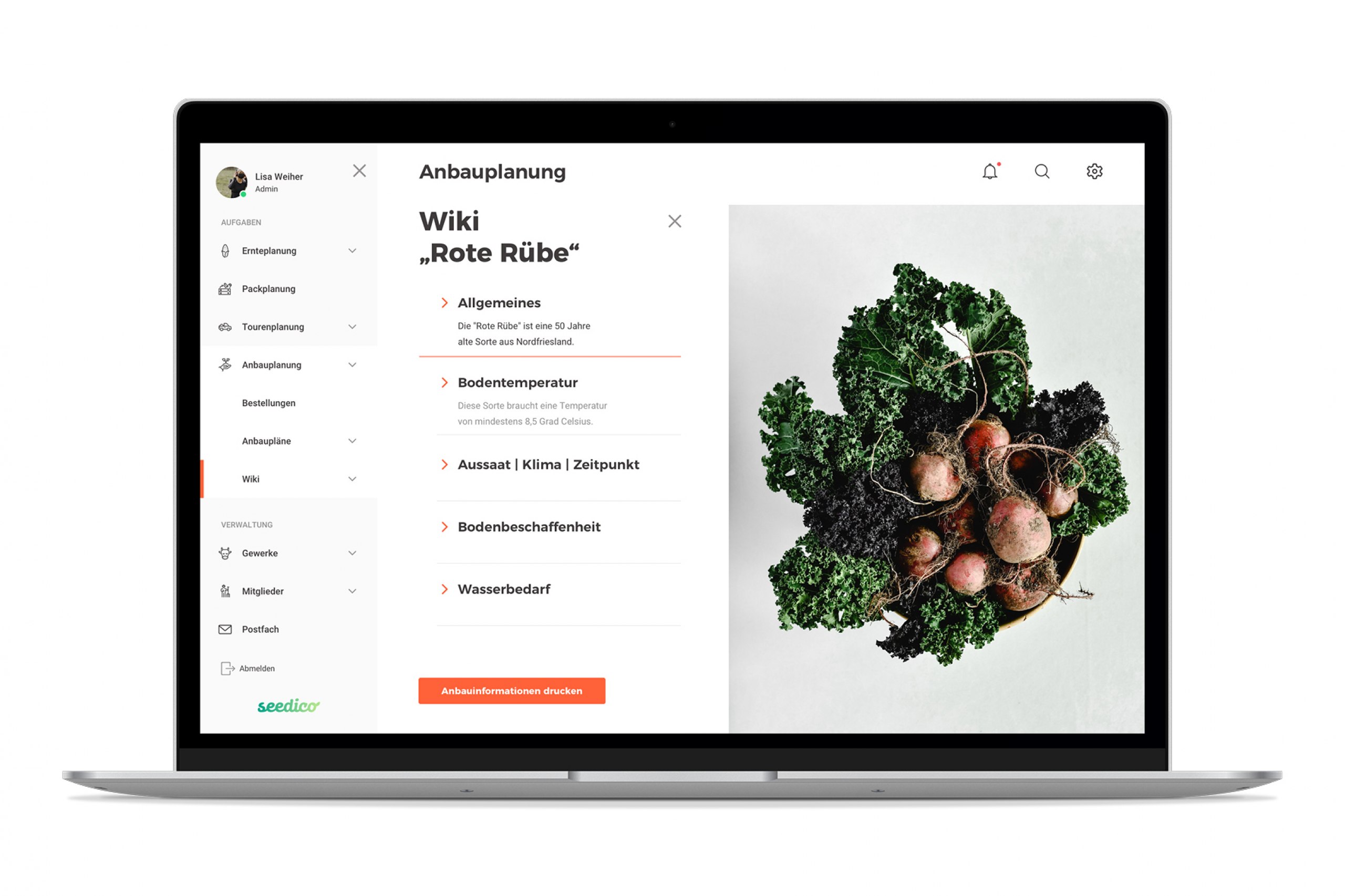Deine Begleiterin in der Solidarischen Landwirtschaft – auf dem Smartphone, dem Desktop und der Apple Watch