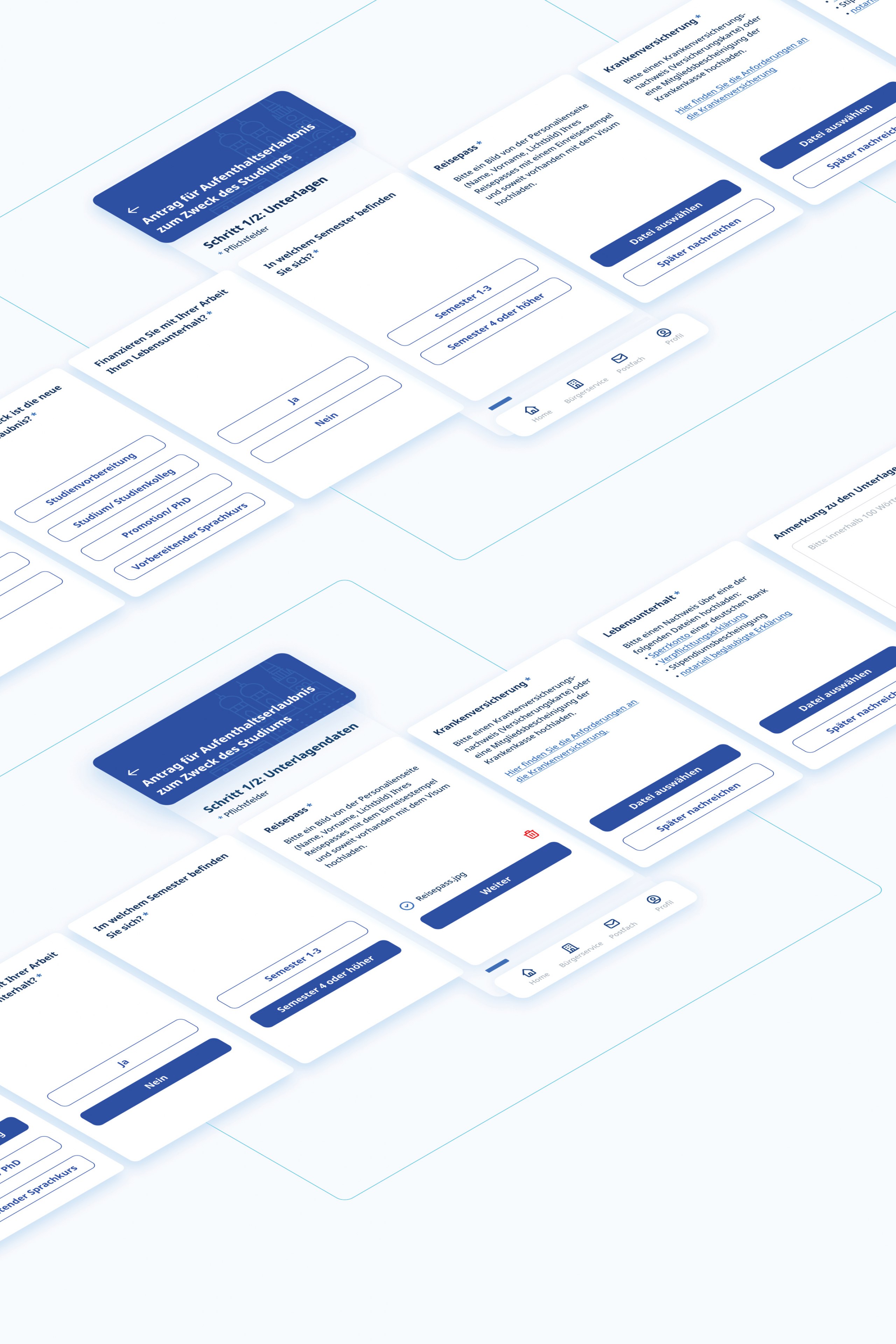 Ein forschungsbasiertes UX Design der digitalen Transformation von behördlichen Antragsverfahren