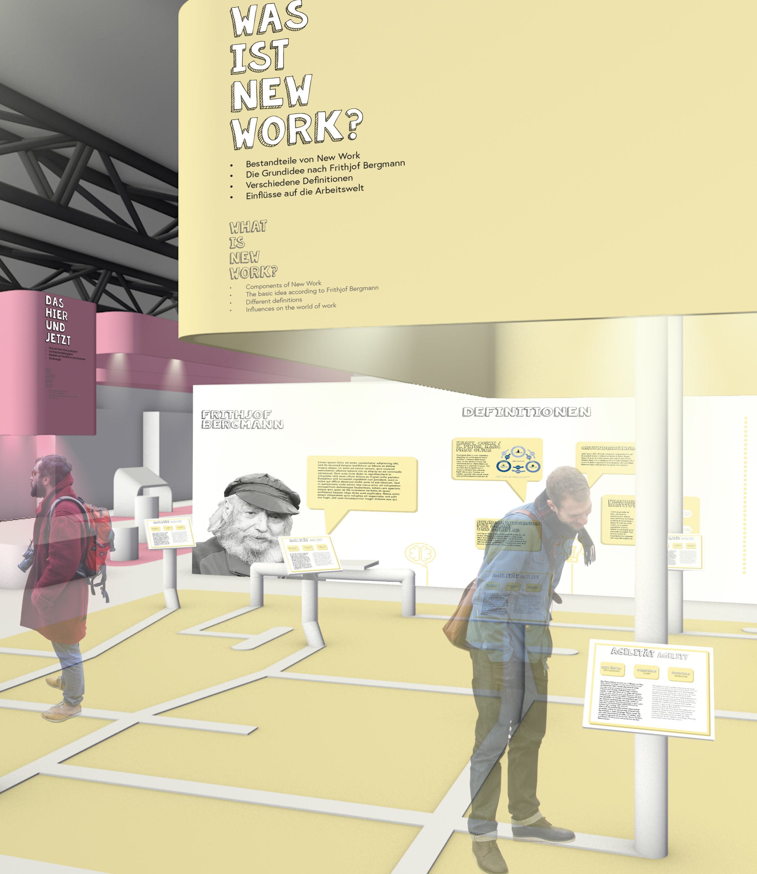 Ein interaktives Ausstellungsformat über New Work und den strukturellen Wandel der Arbeitswelt