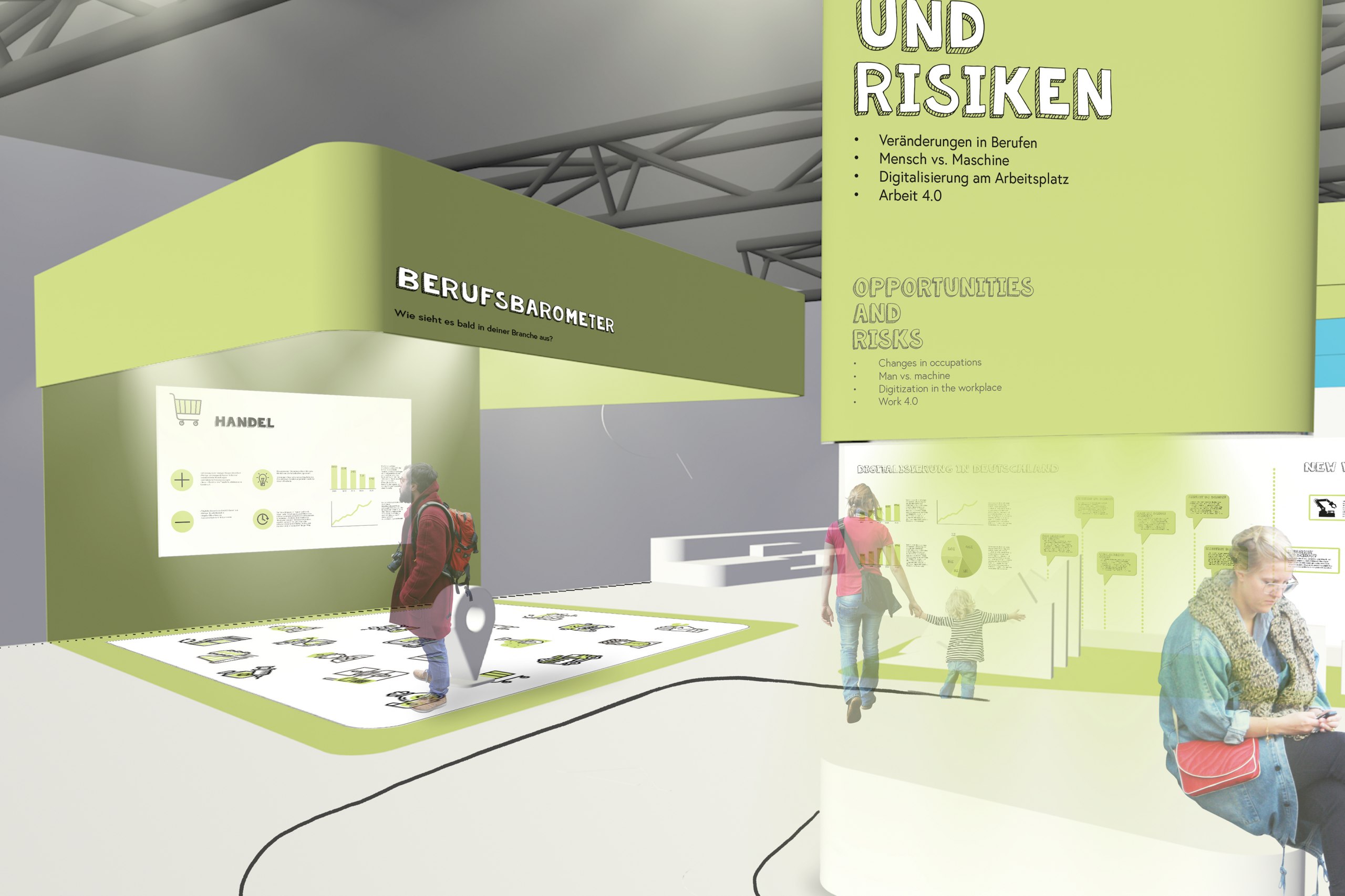 Ein interaktives Ausstellungsformat über New Work und den strukturellen Wandel der Arbeitswelt