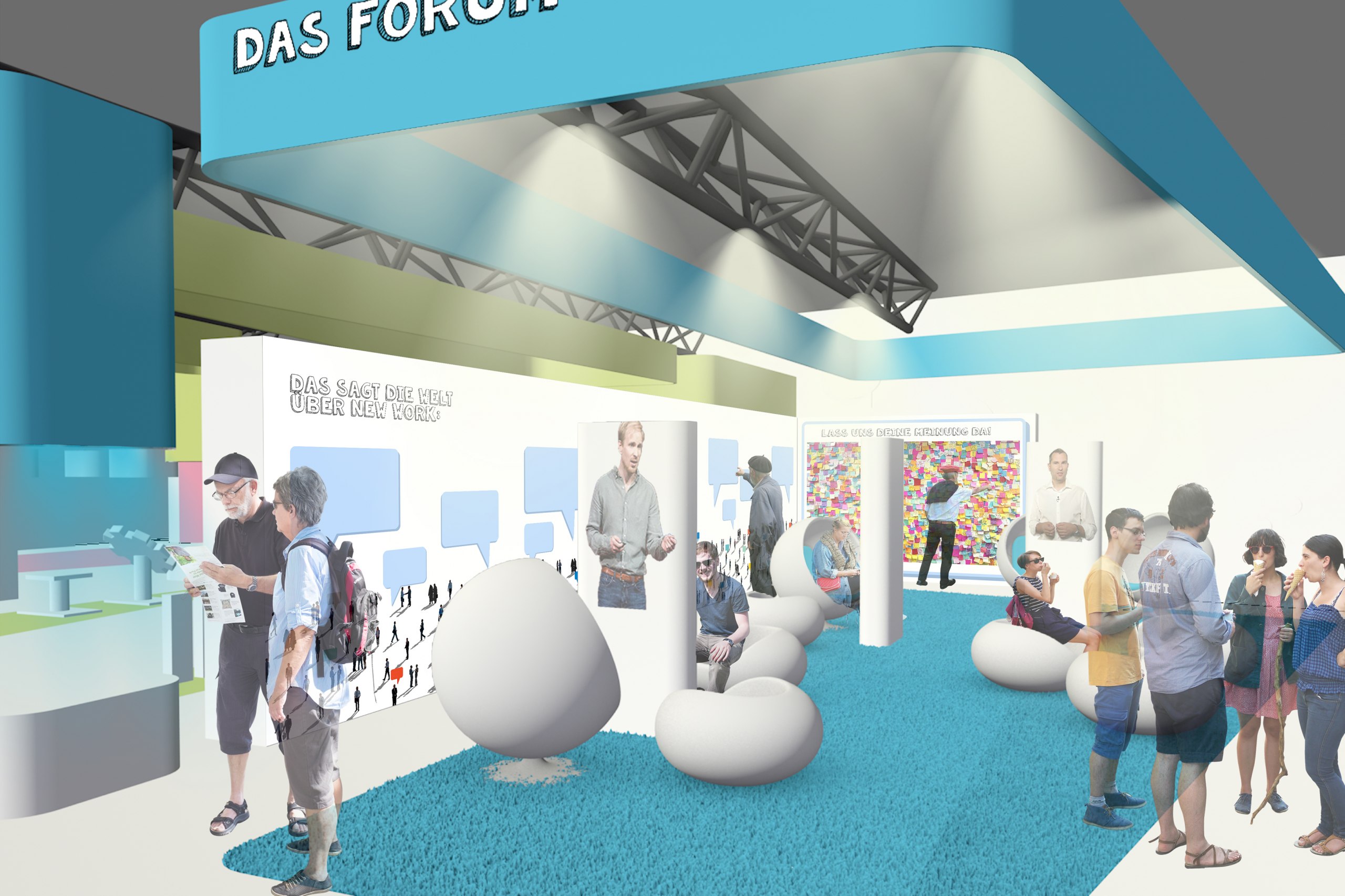 Ein interaktives Ausstellungsformat über New Work und den strukturellen Wandel der Arbeitswelt
