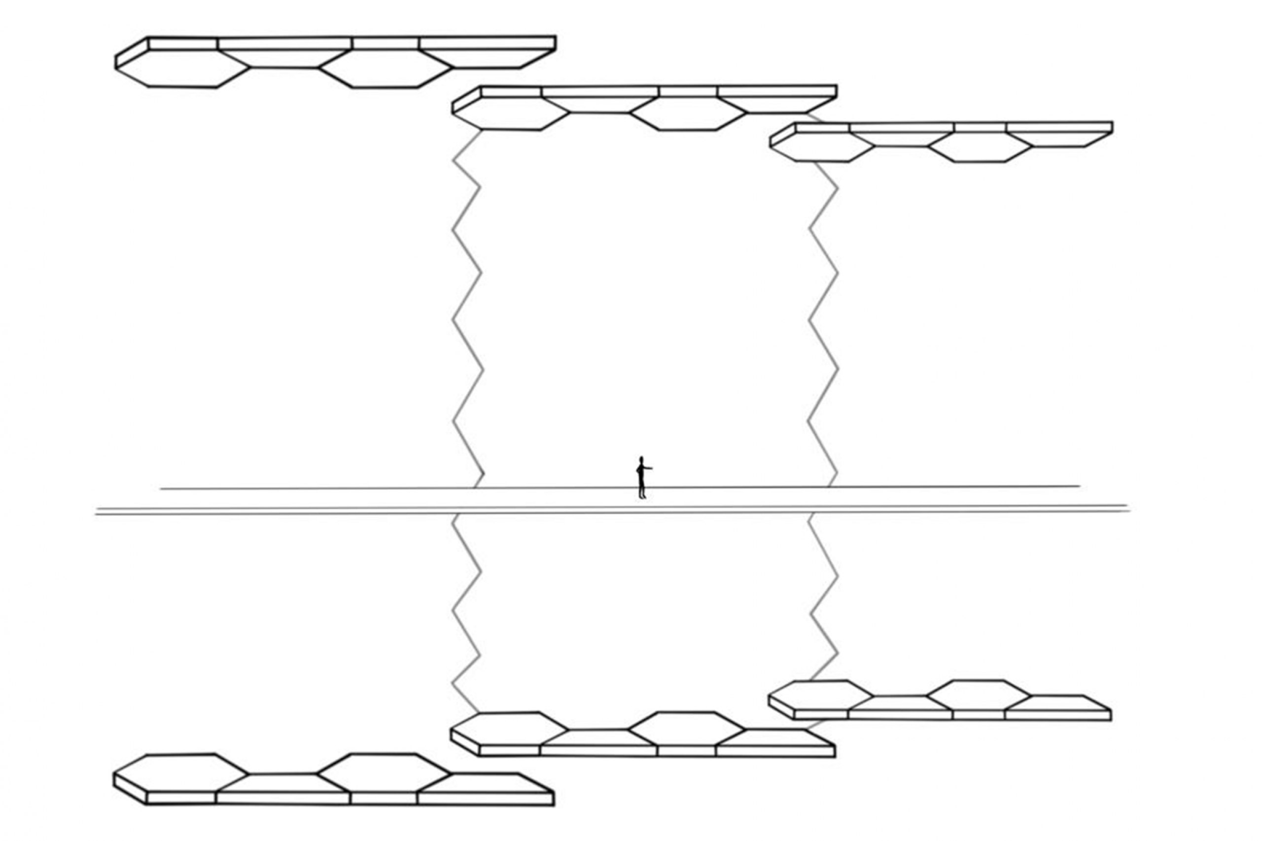 Der digitale Raum "Loops" als exemplarische Ausarbeitung in VR 
