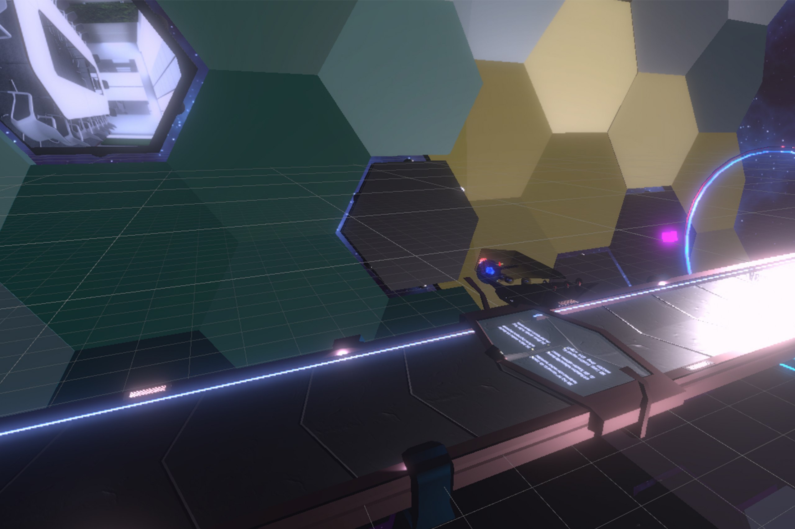 Der digitale Raum "Loops" als exemplarische Ausarbeitung in VR 
