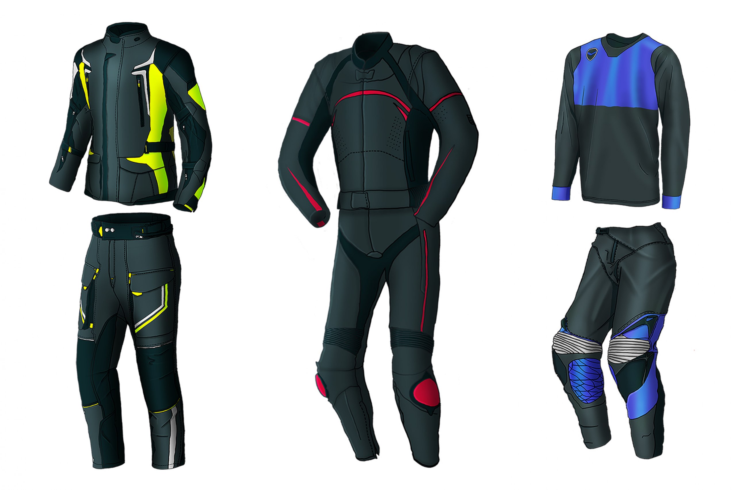 Eine Broschüre zu Stil und typgerechter Schutzkleidung für sicheres Motorradfahren