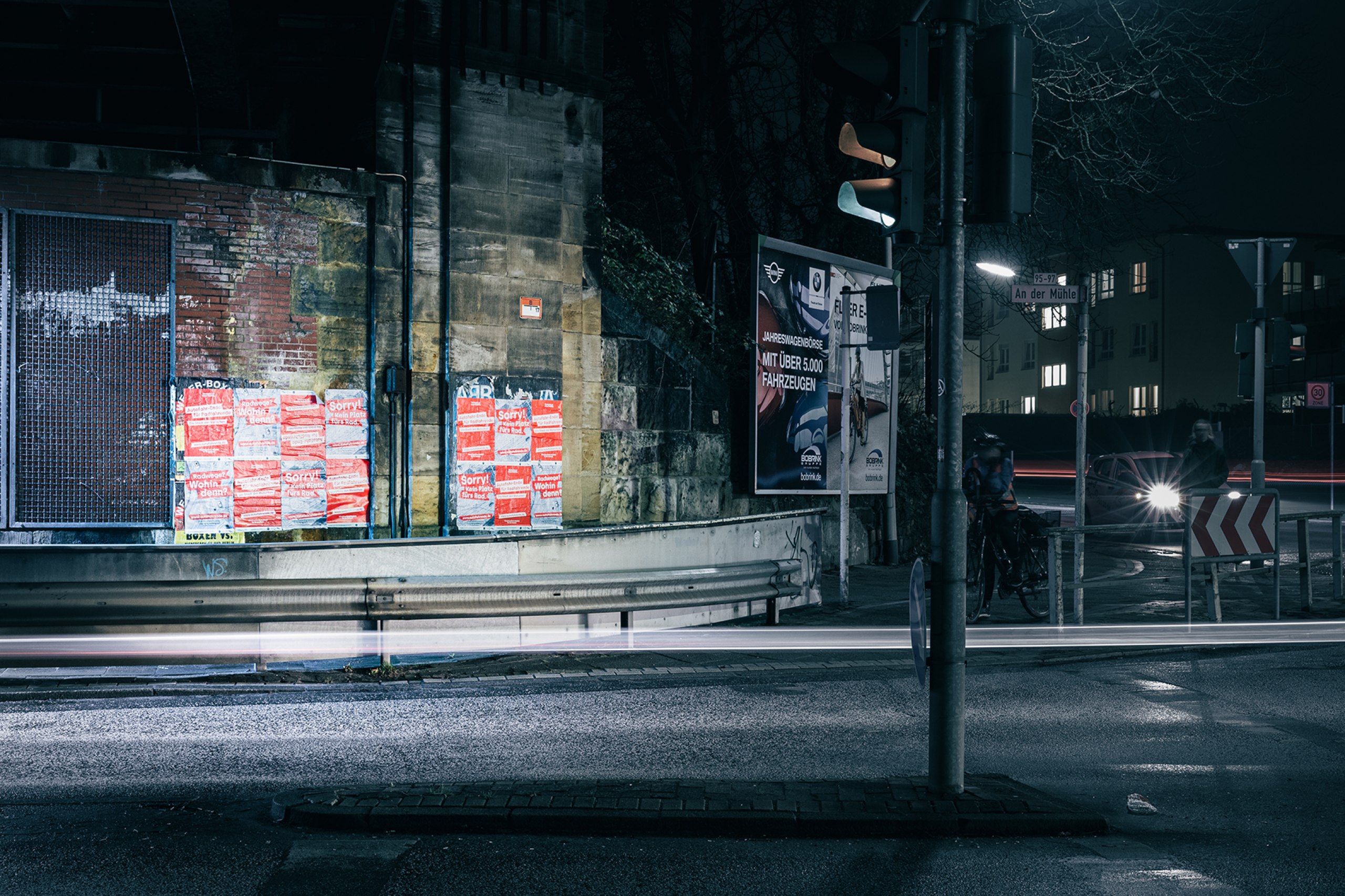 Eine Guerilla-Kampagne für mehr Radverkehr in Bremerhaven