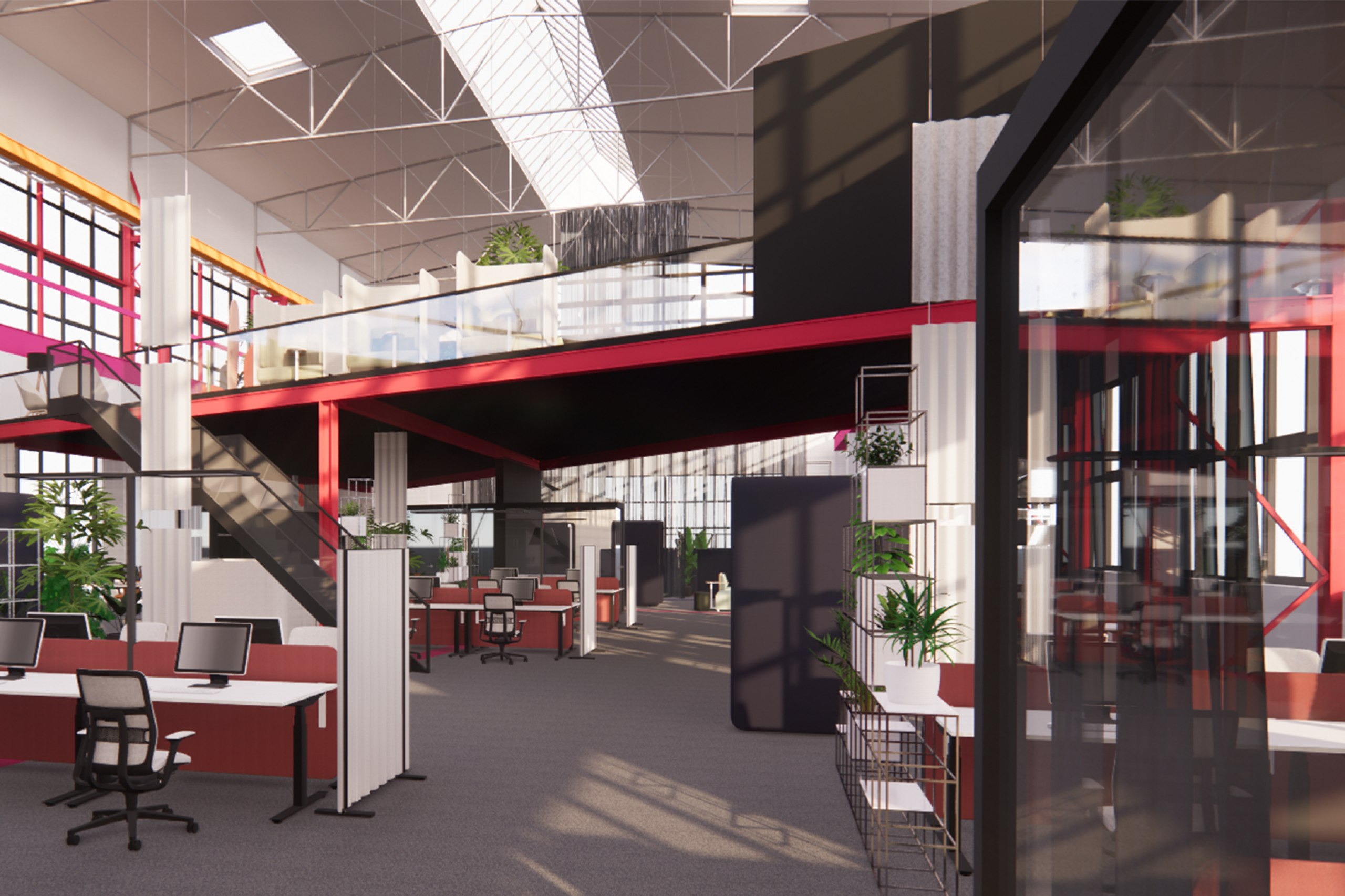 Ein Co-Working-Space mit Bewegung