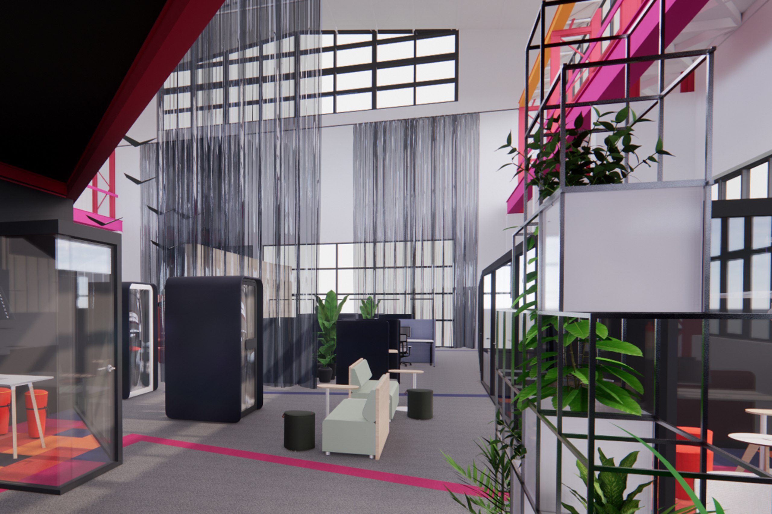 Ein Co-Working-Space mit Bewegung
