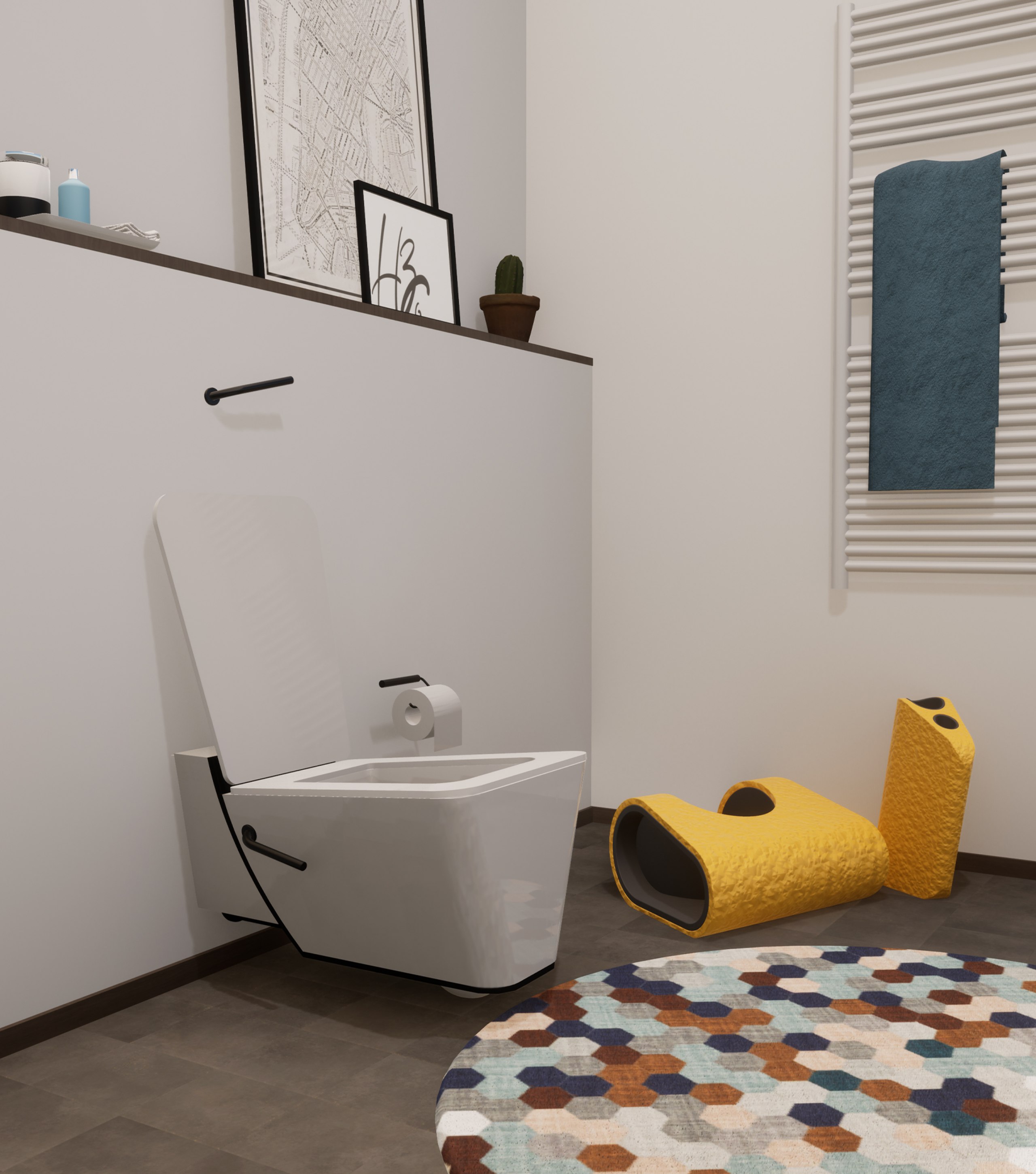 Gesundheitsfördernde Neuinterpretation der Sitztoilette für ein alltägliches und universelles Bedürfnis