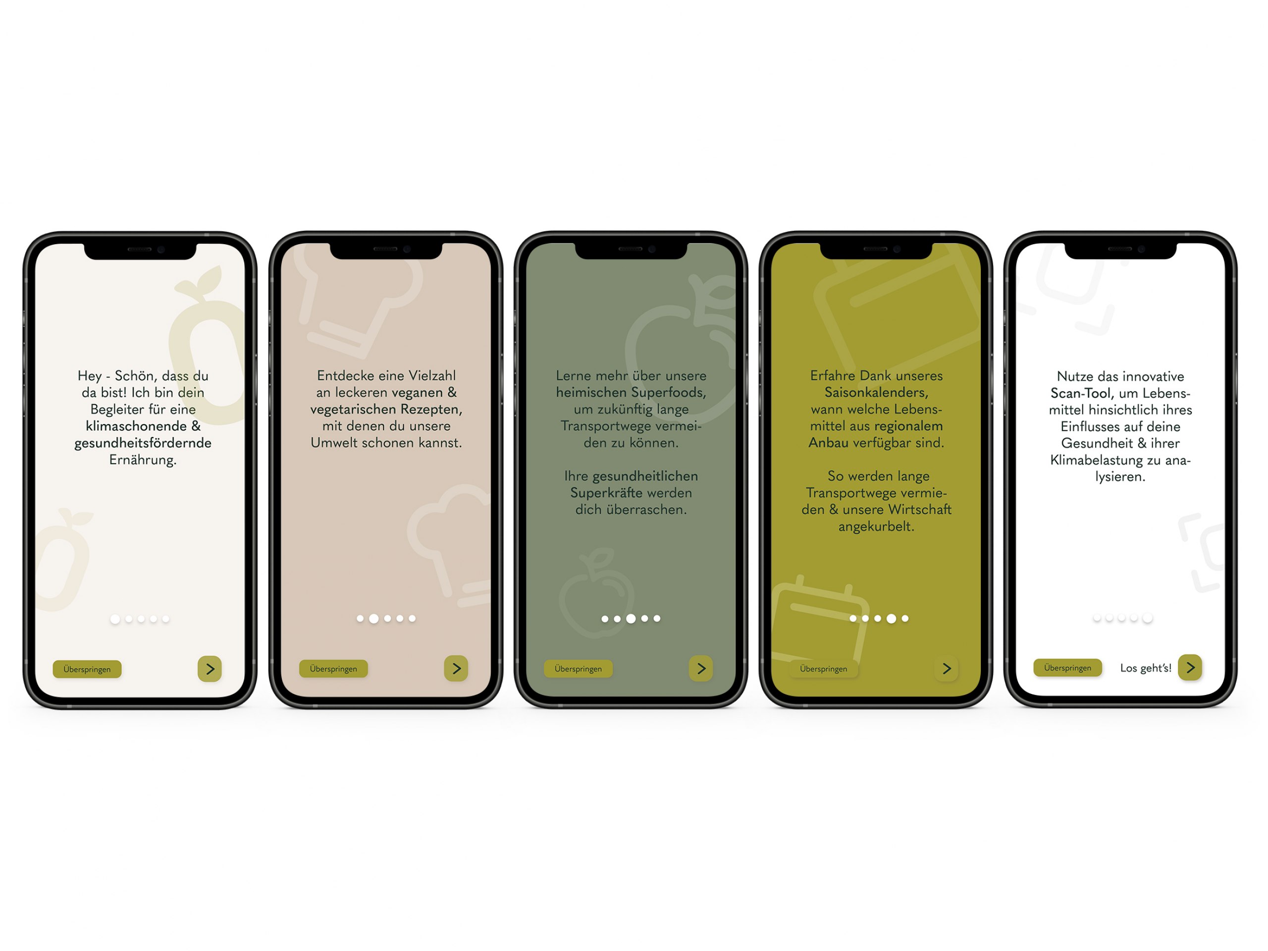 Konzeption und Gestaltung einer App für eine gesundheitsfördernde und klimaschonende Ernährung
