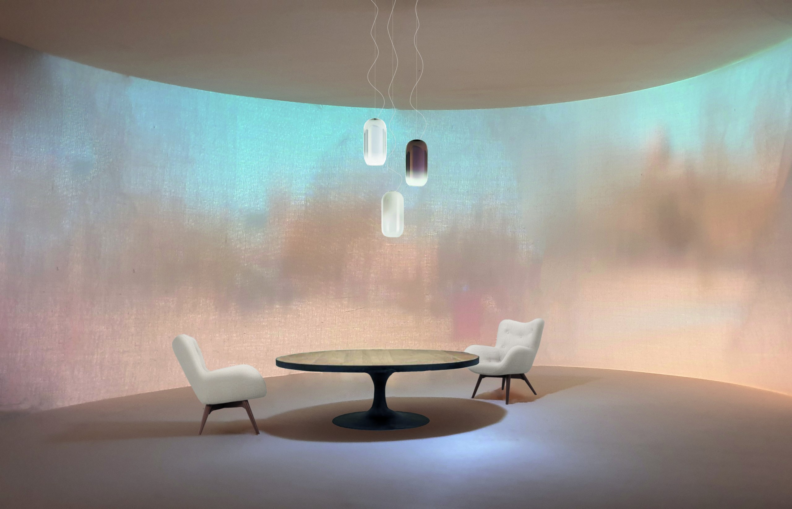 Gestaltung und Konzeption eines immersiven Lichtraums
zu dem Thema „Das öffentliche Wohnzimmer“