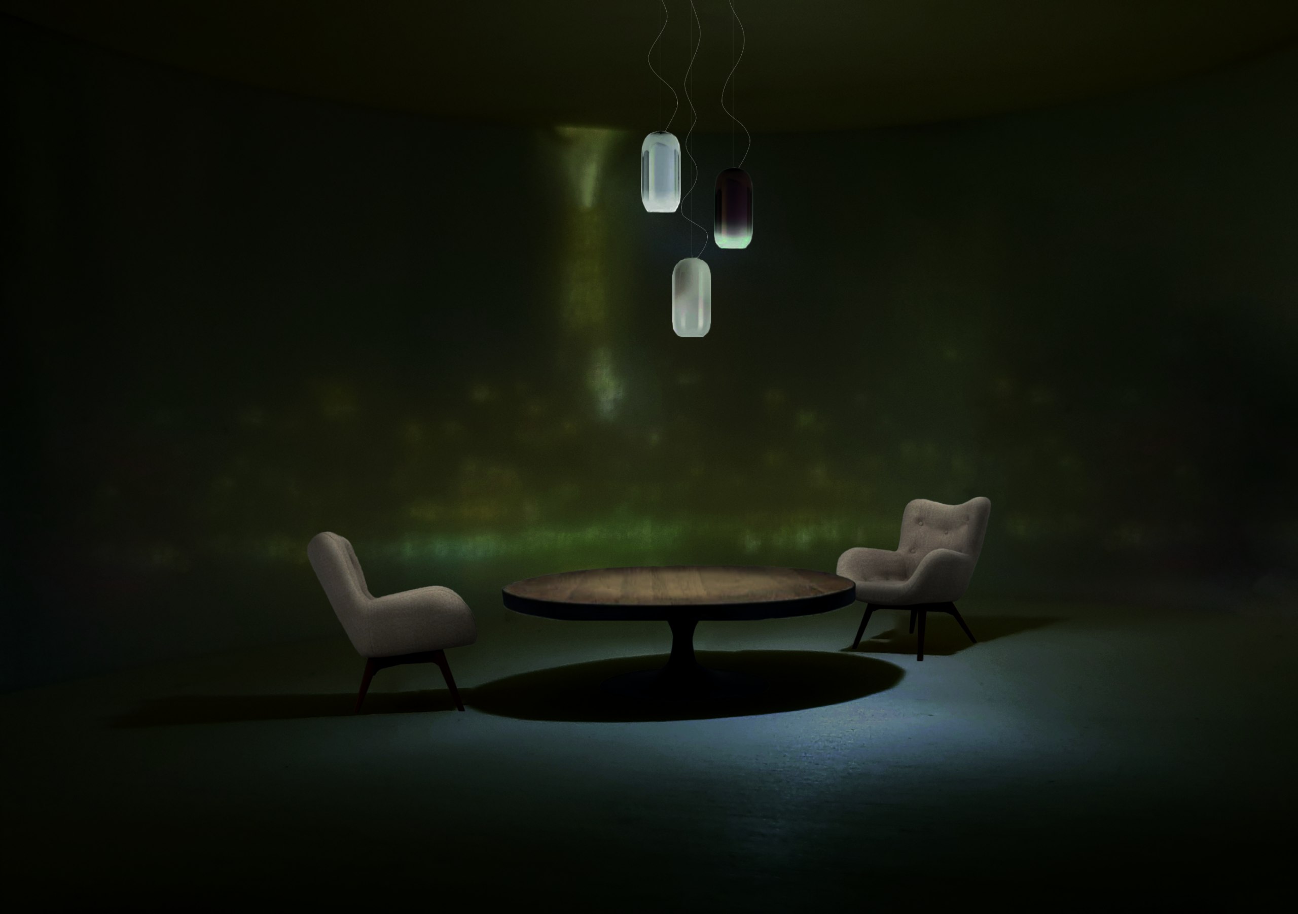 Gestaltung und Konzeption eines immersiven Lichtraums
zu dem Thema „Das öffentliche Wohnzimmer“