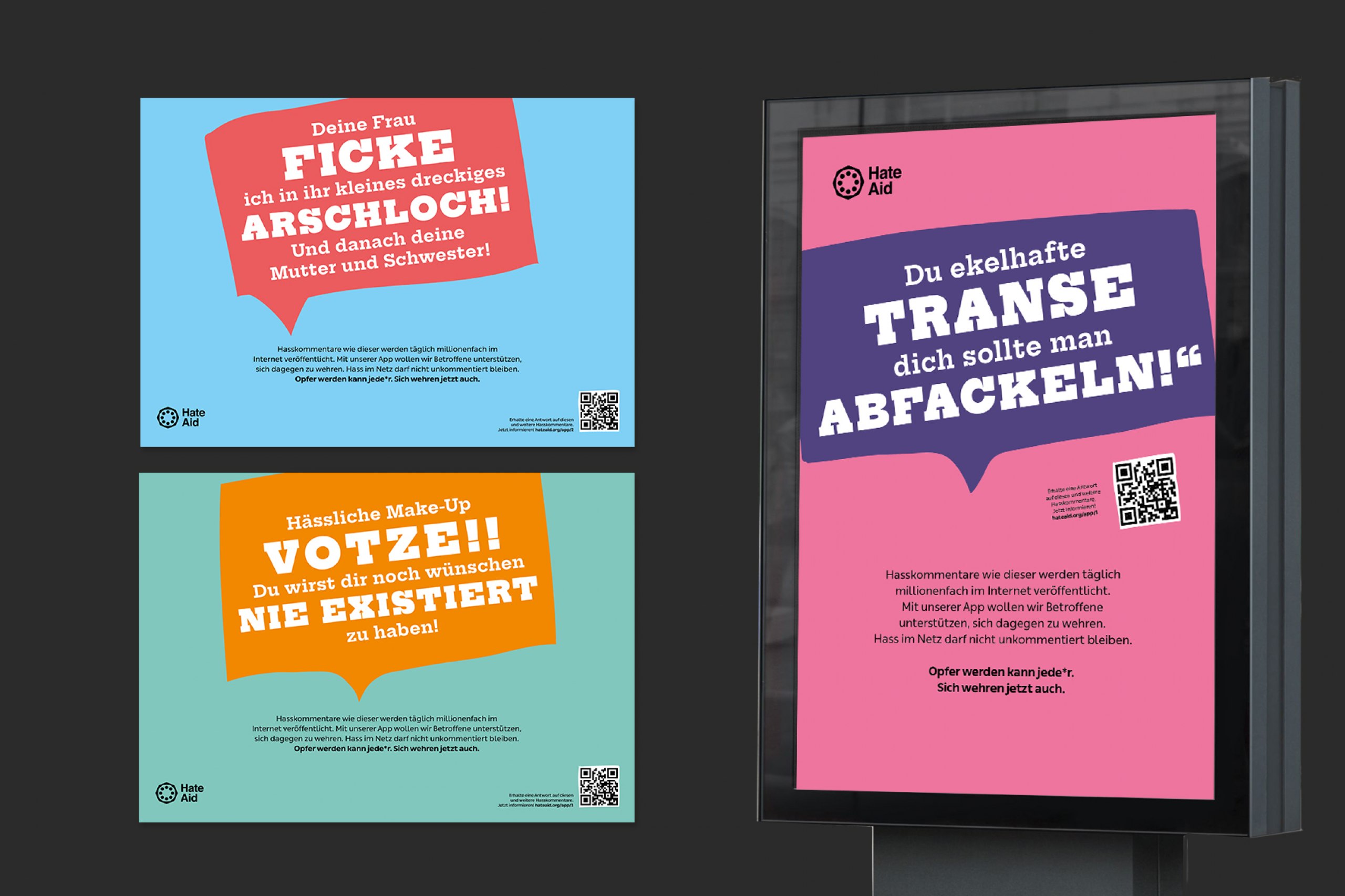 App und Einführungskampagne gegen Hate Speech