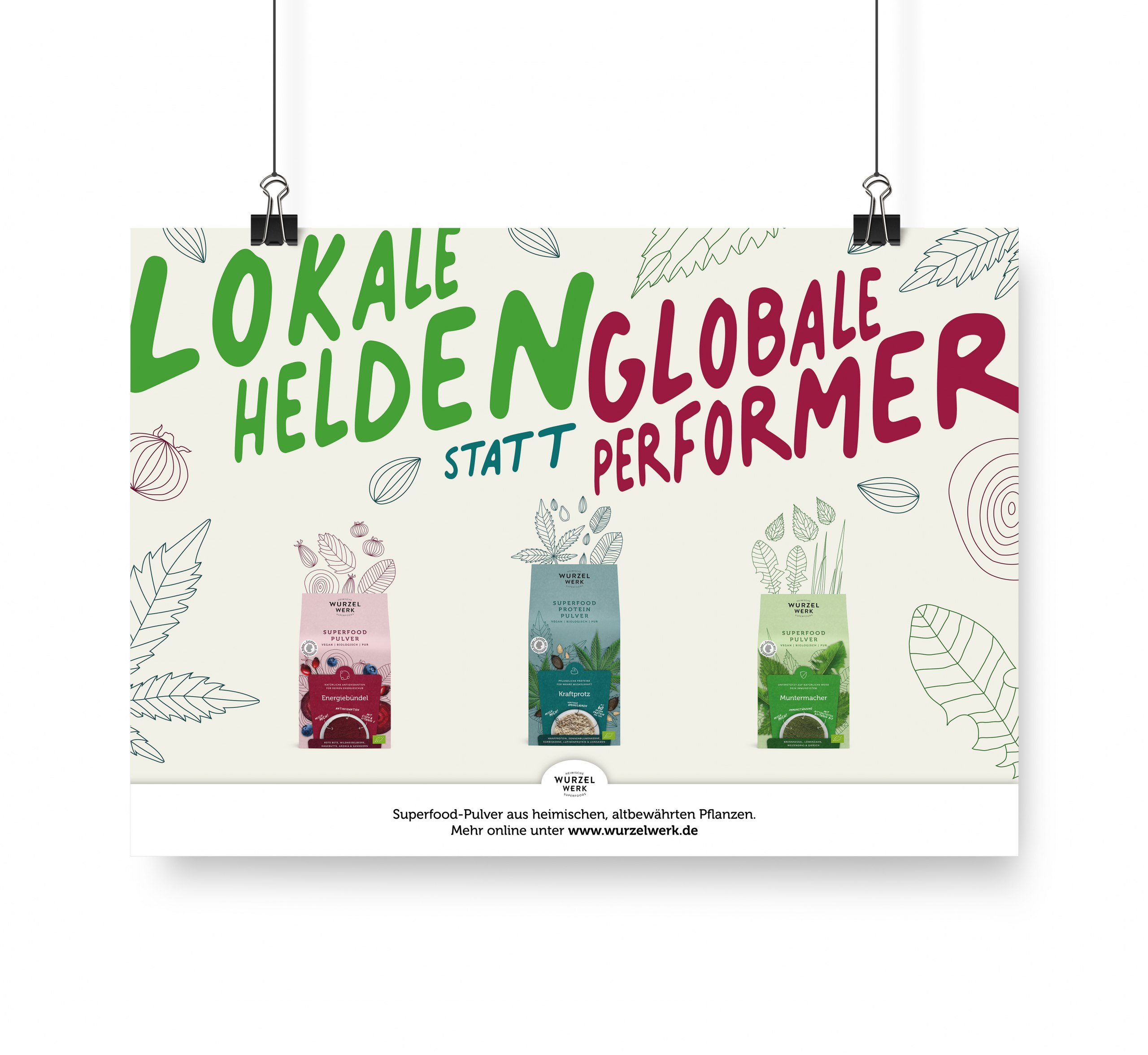 Packaging und Kommunikationskampagne für heimische Superfoods