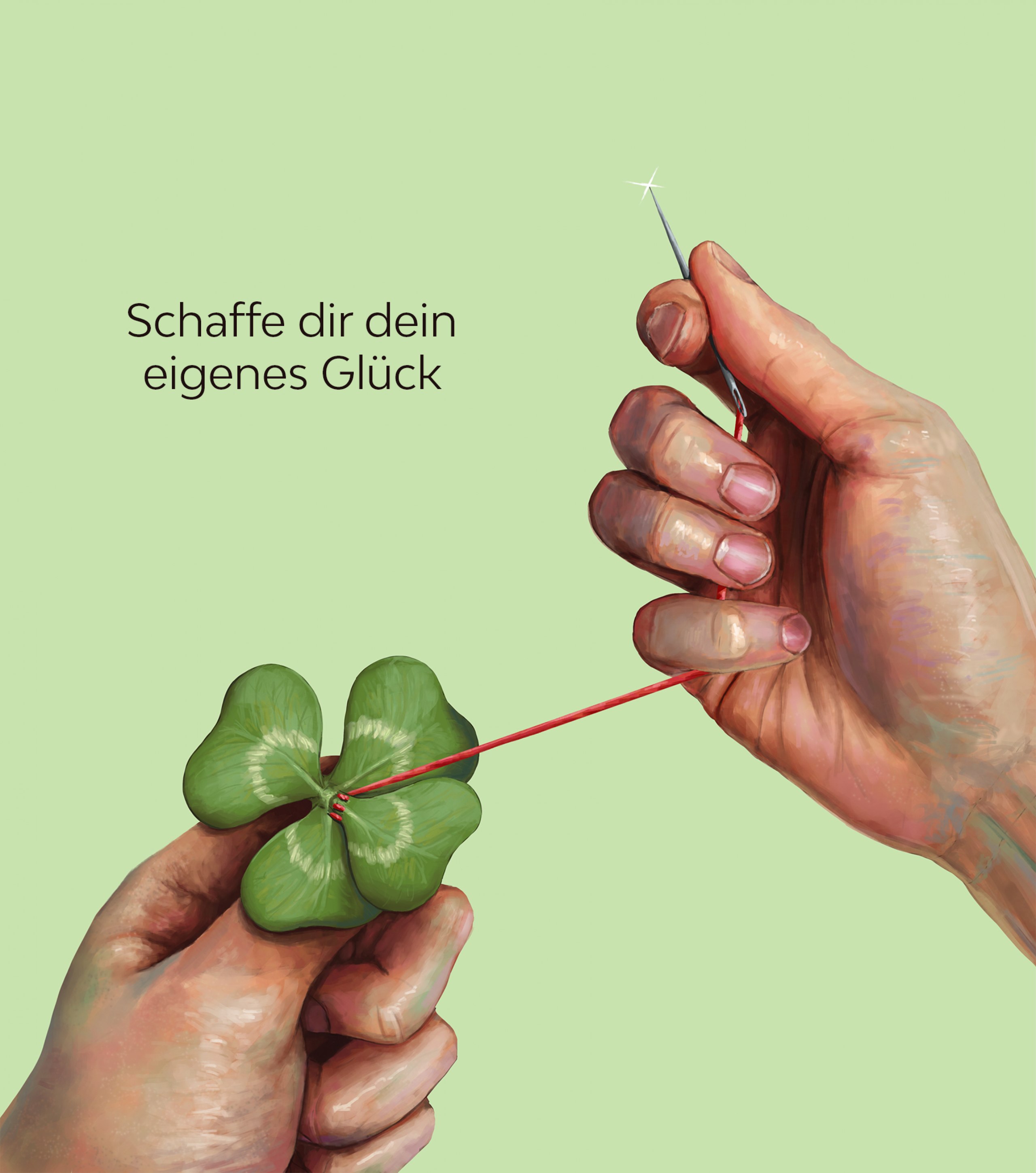 Illustrationen inspiriert von Sprüchen aus Glückskeksen