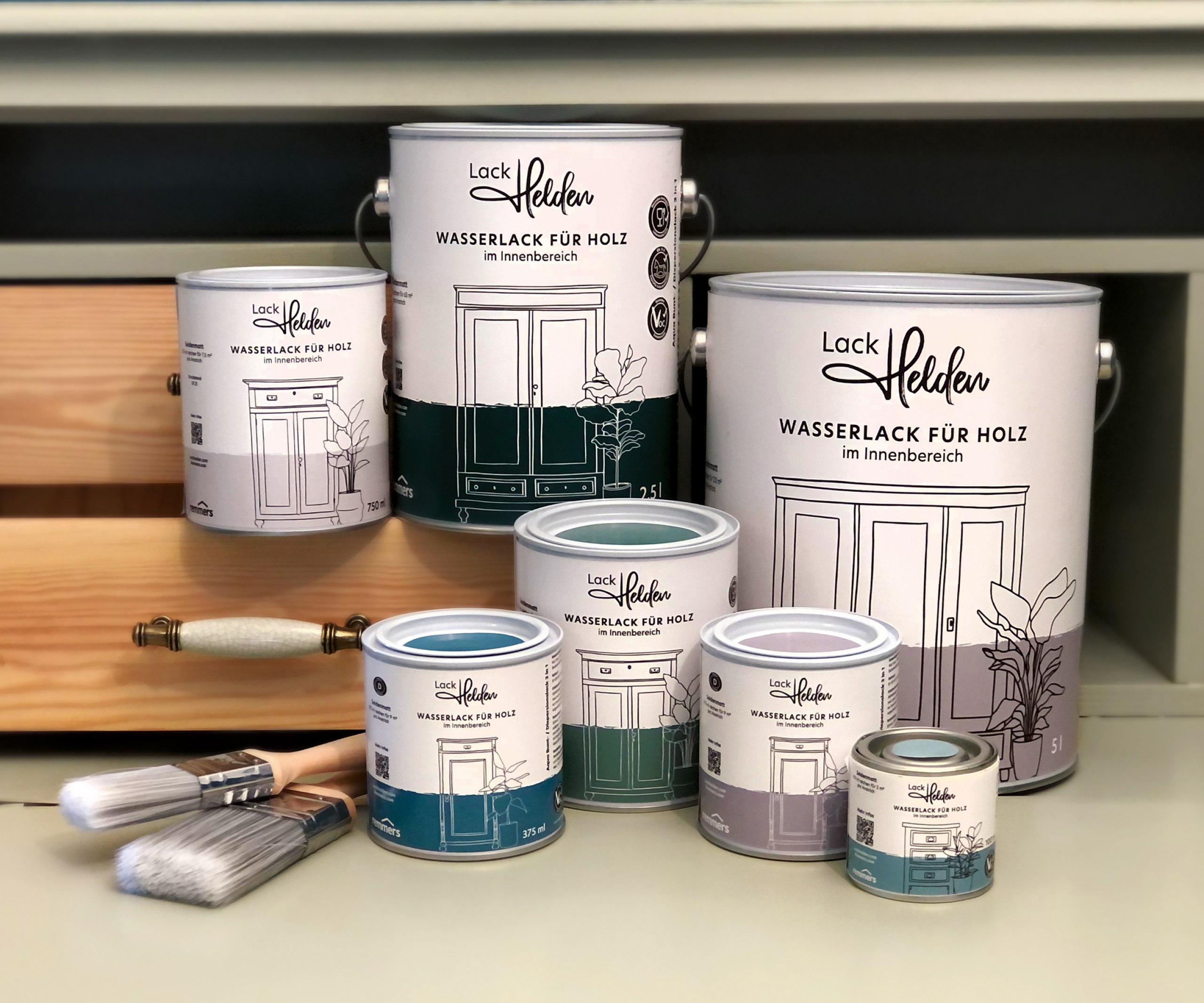 Konzeption eines Corporate und Packaging Design für umweltschonende Farblacke