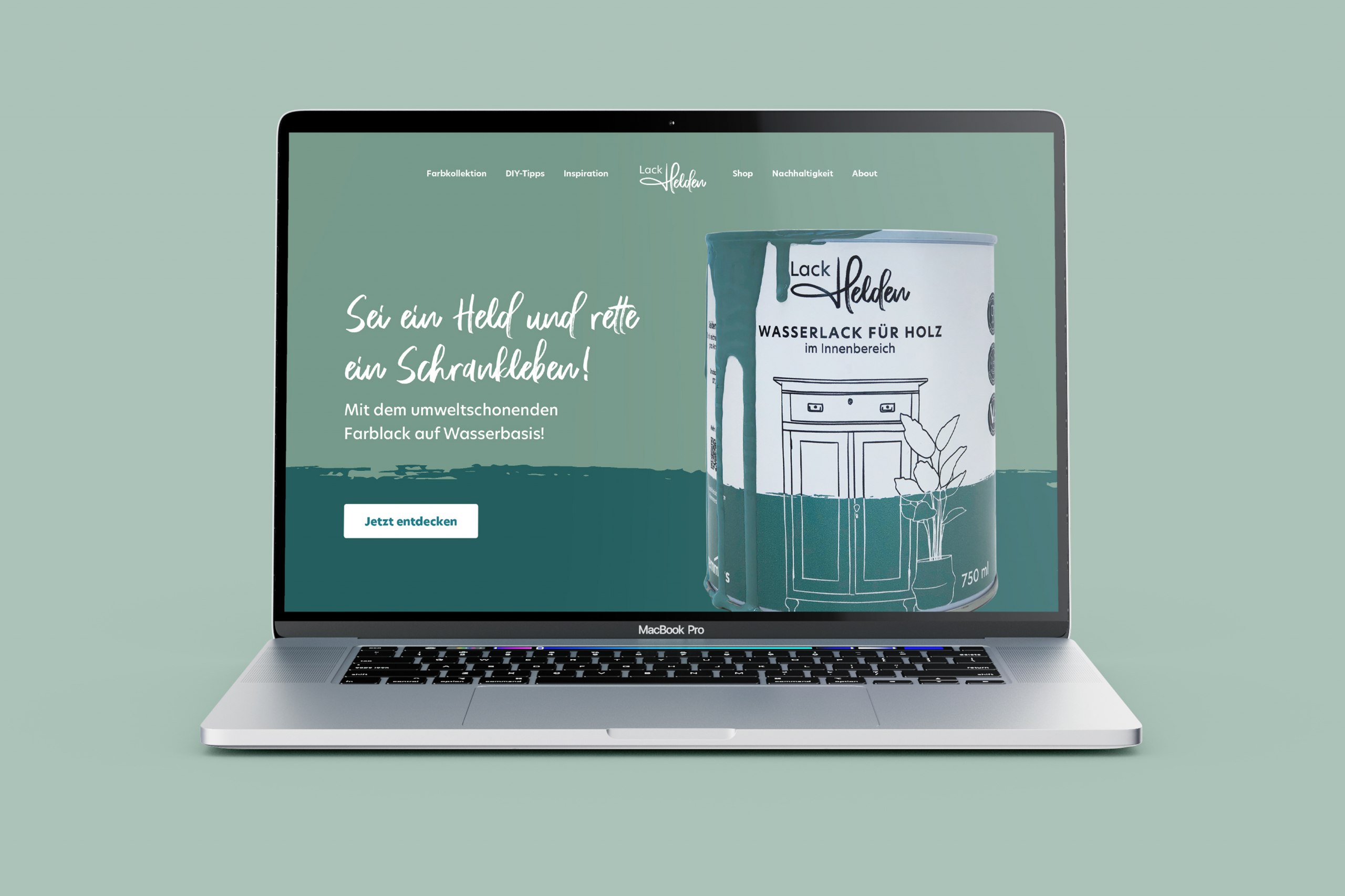 Konzeption eines Corporate und Packaging Design für umweltschonende Farblacke