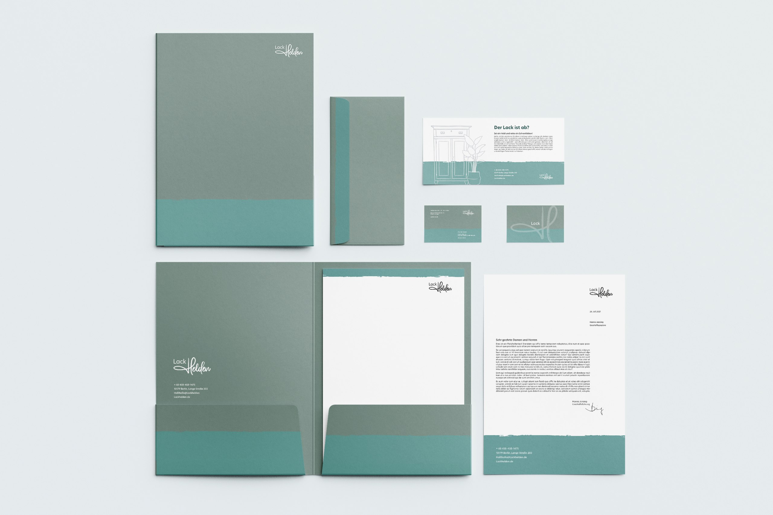 Konzeption eines Corporate und Packaging Design für umweltschonende Farblacke