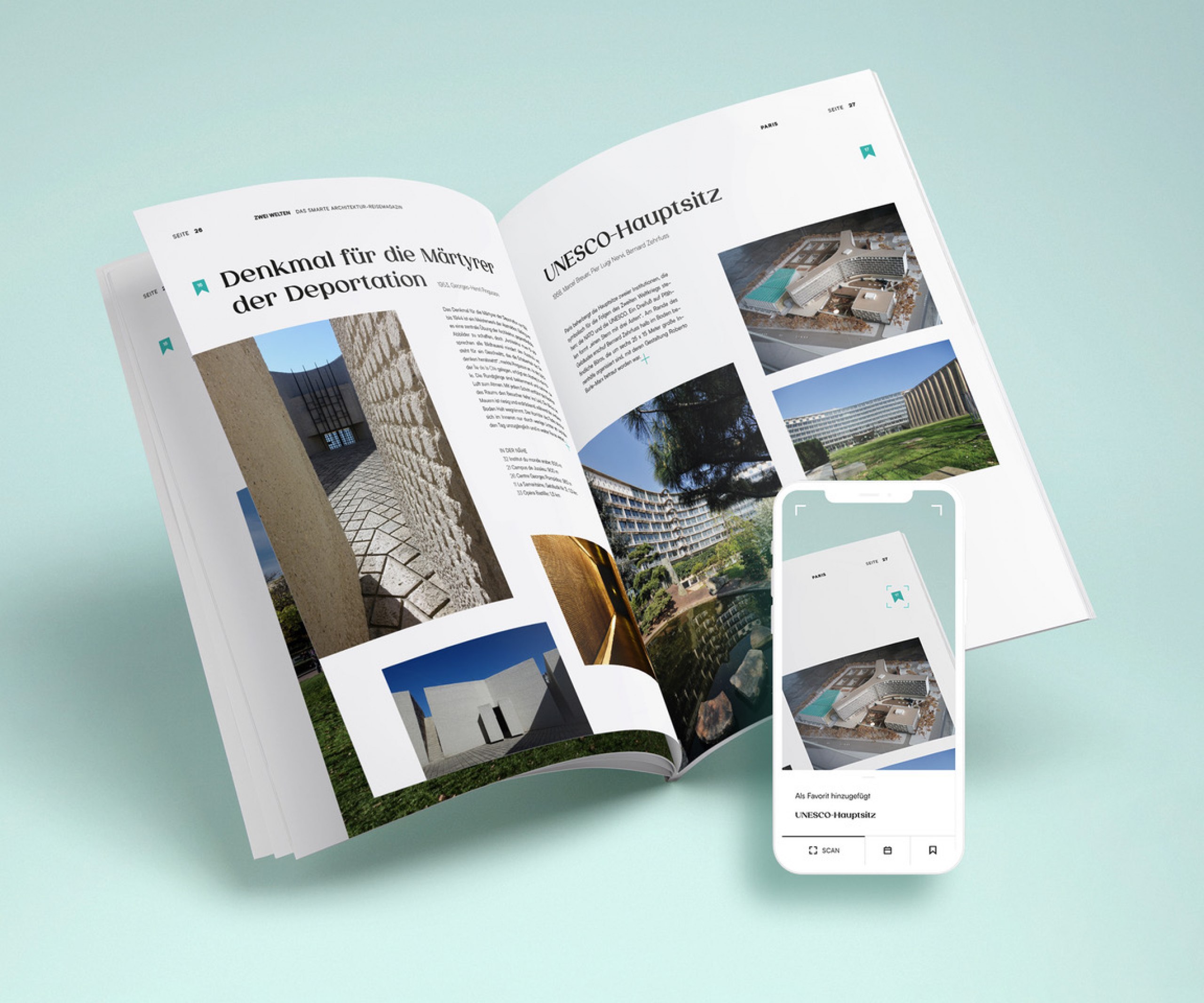 Individuelle Reiseplanung im Zusammenspiel von Magazin und Smartphone