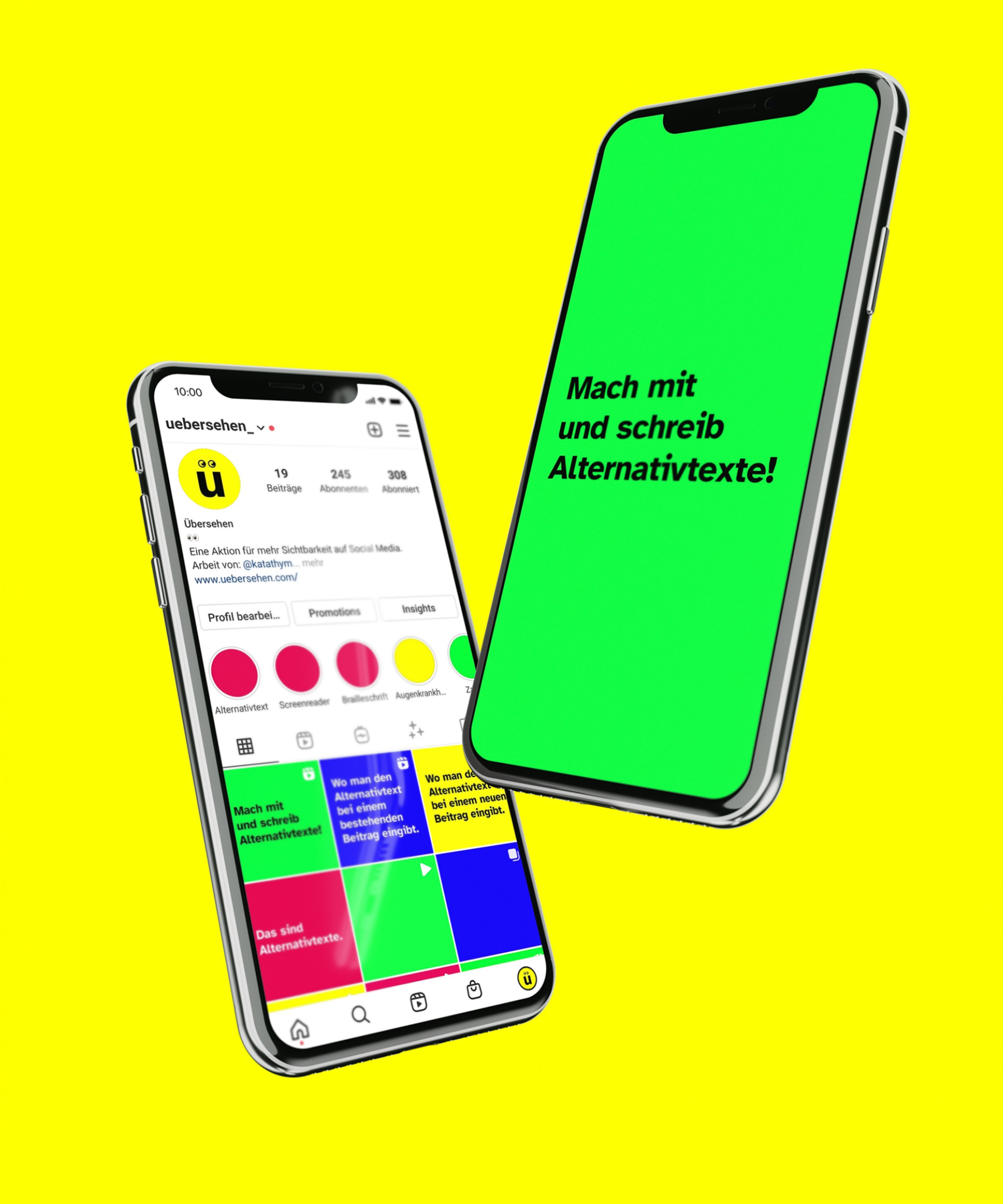 Eine inklusive Social-Media-Kampagne für mehr Sichtbarkeit sehbehinderter und blinder Menschen