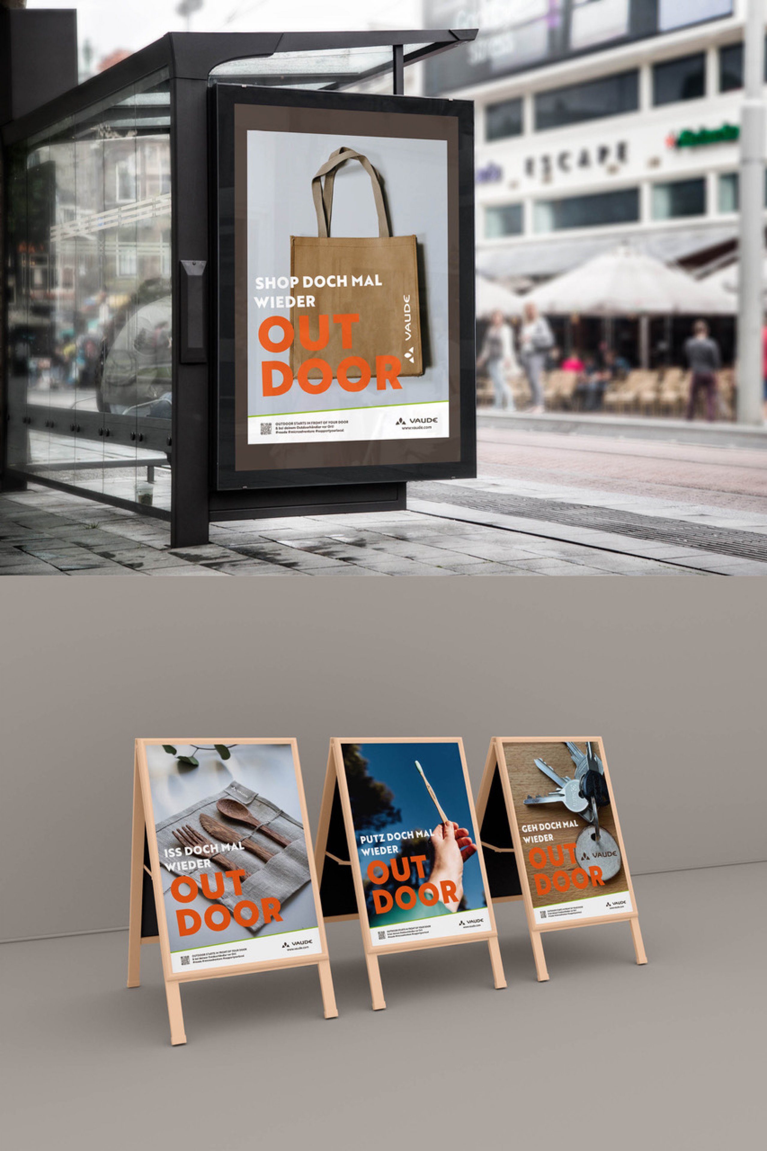 Eine alltagsnahe Kampagne für die  Outdoormarke VAUDE