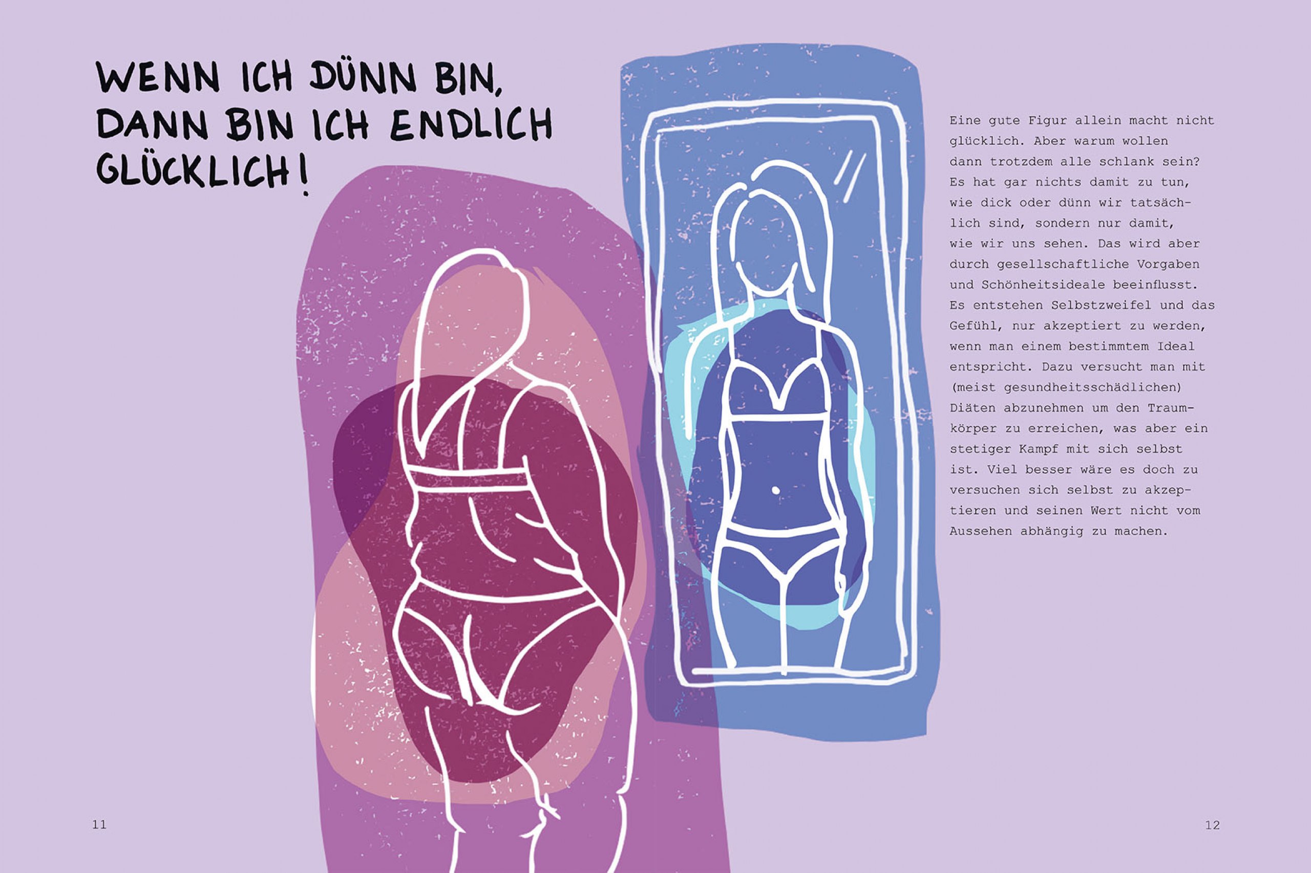Konzeption und Gestaltung eines Buches zum Thema Unzufriedenheit
