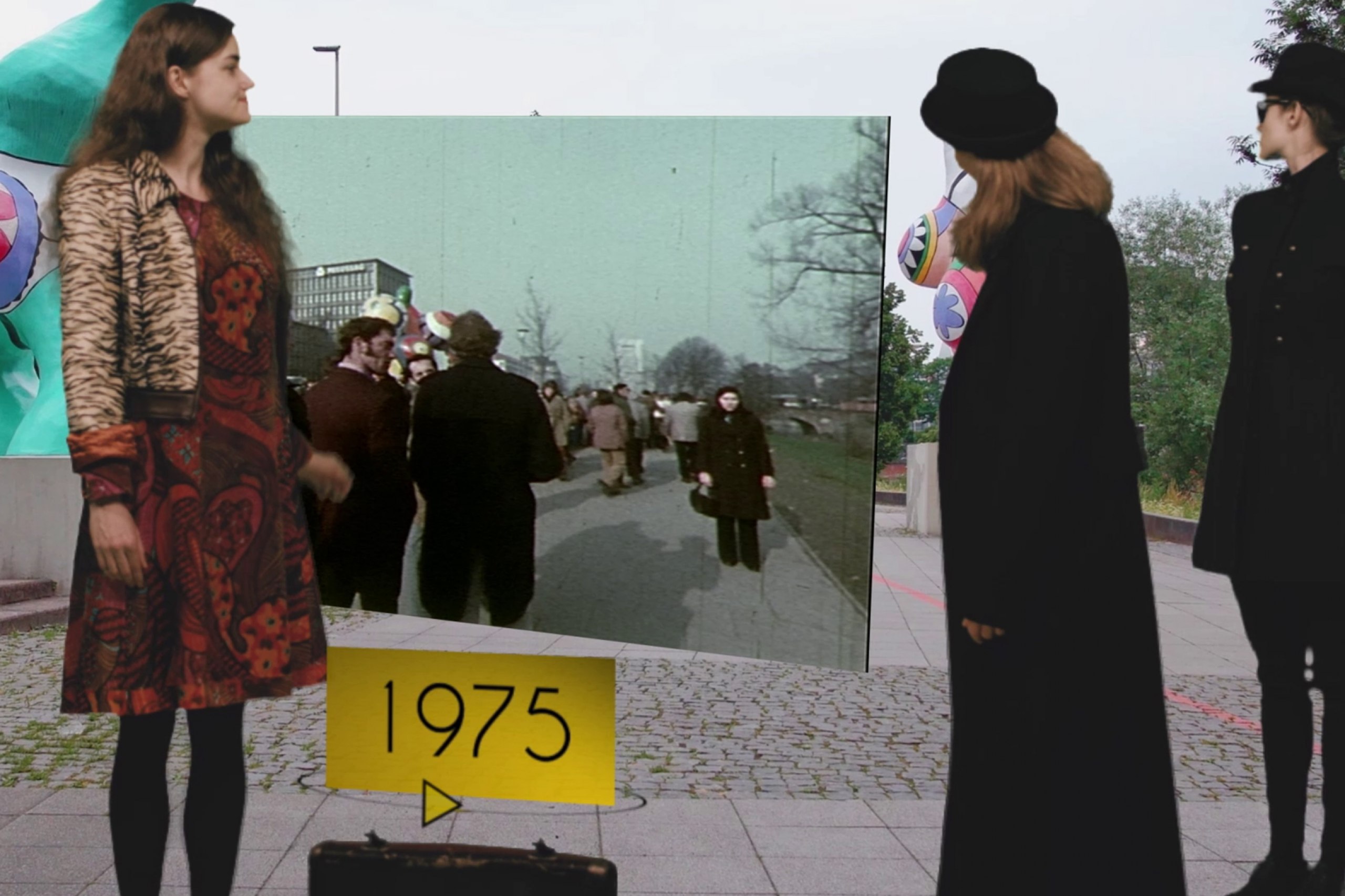 Dramaturgische Inszenierung von historischem Filmmaterial in Augmented Reality