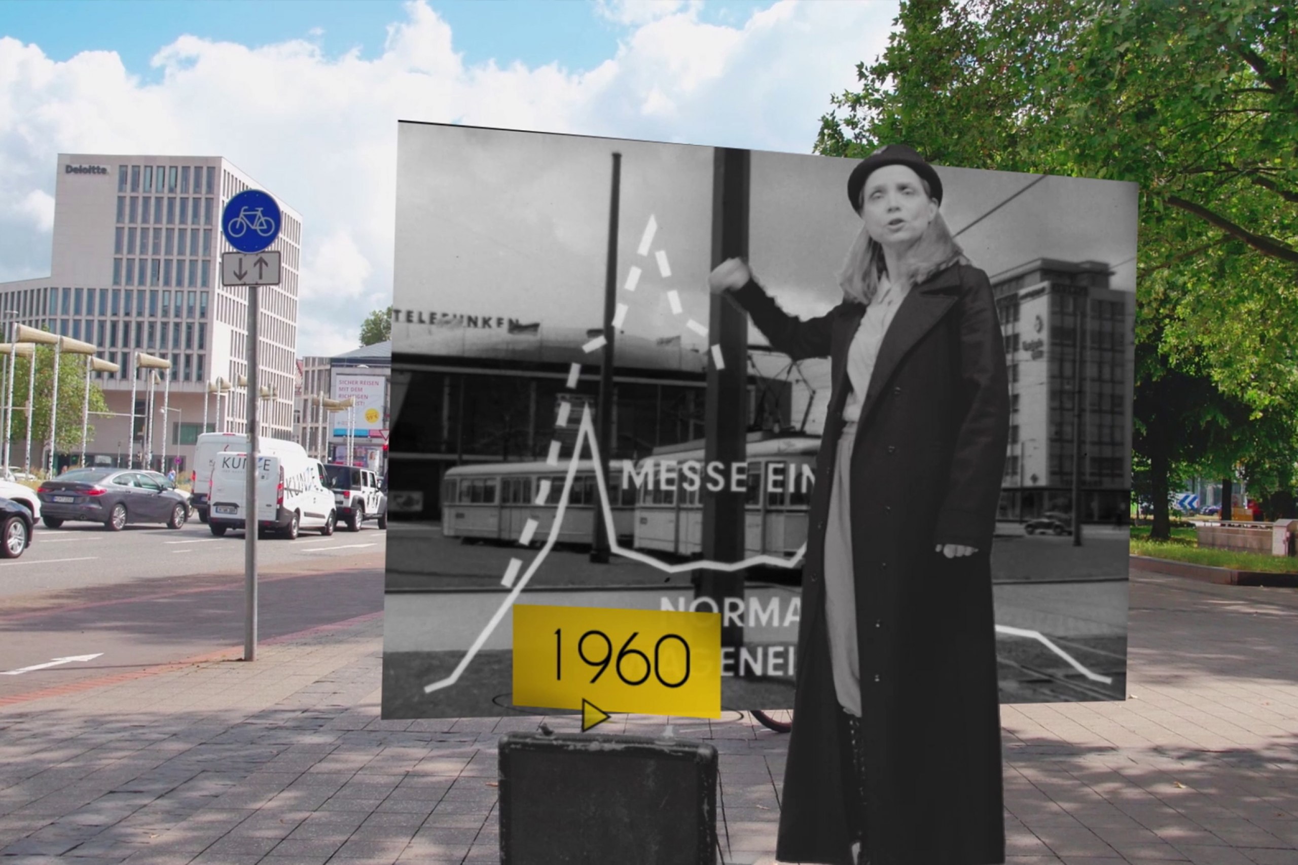 Dramaturgische Inszenierung von historischem Filmmaterial in Augmented Reality