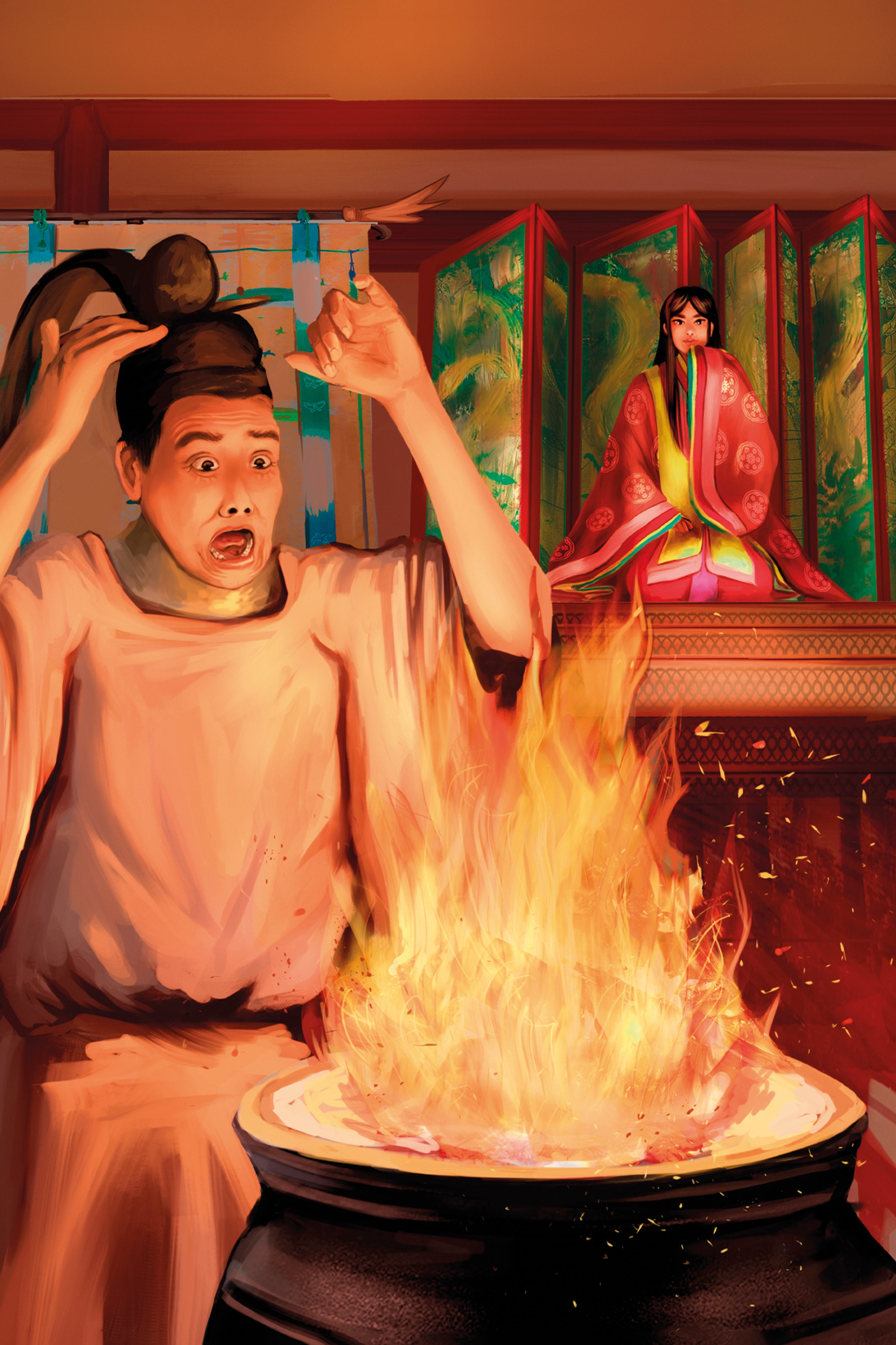 Eine illustrative Auseinandersetzung mit einem japanischen Märchen