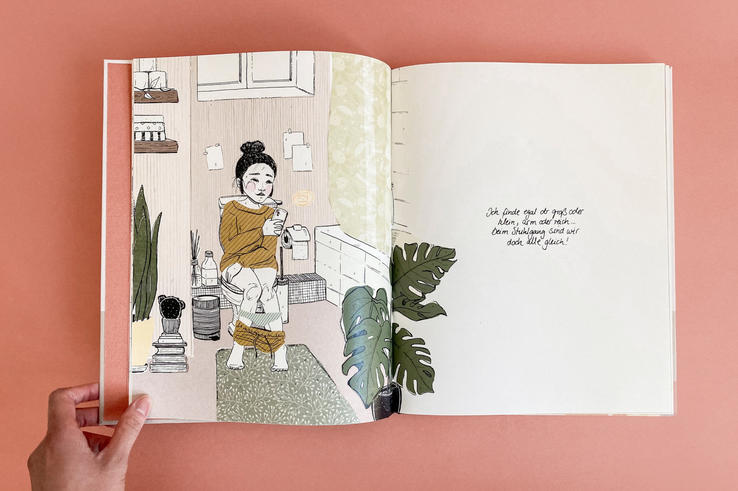 Gestaltung eines illustrativen Buches