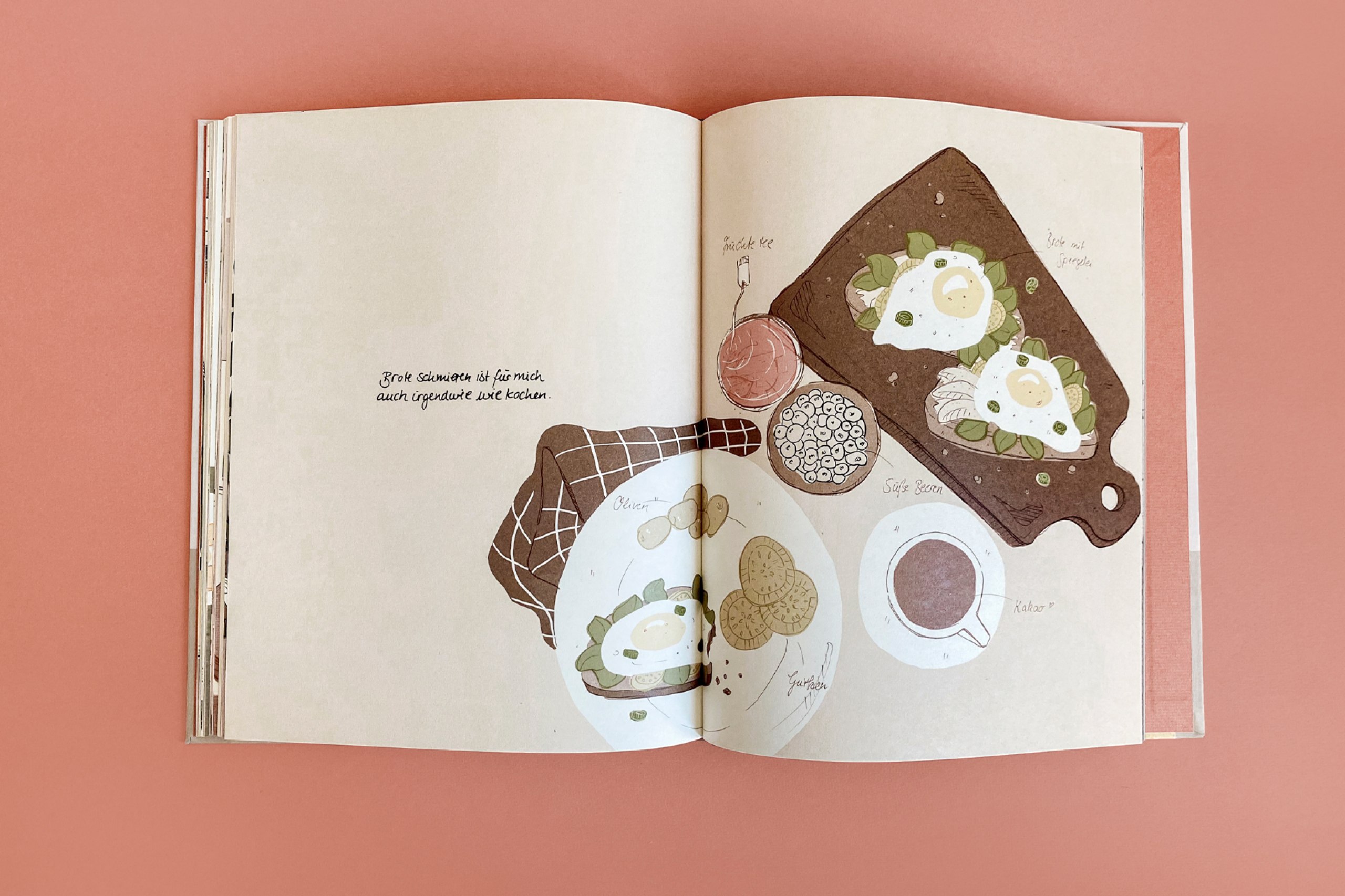 Gestaltung eines illustrativen Buches