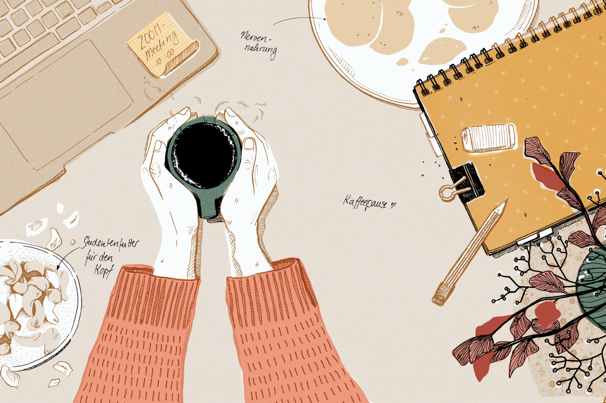 Gestaltung eines illustrativen Buches