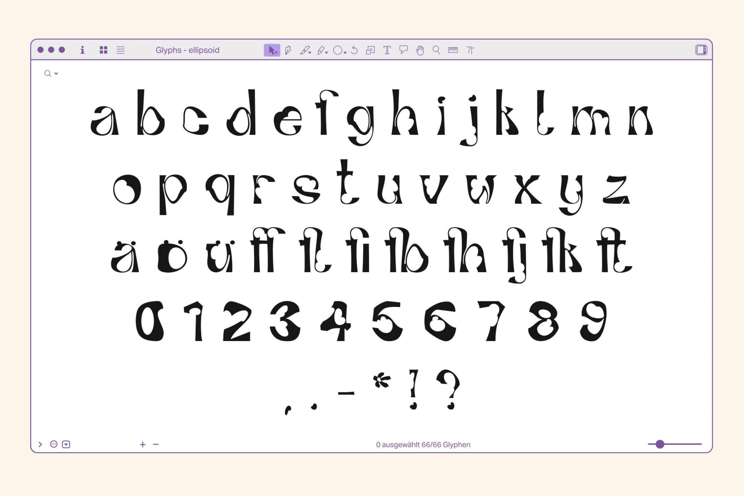 Ein experimenteller Schriftgestaltungsprozess