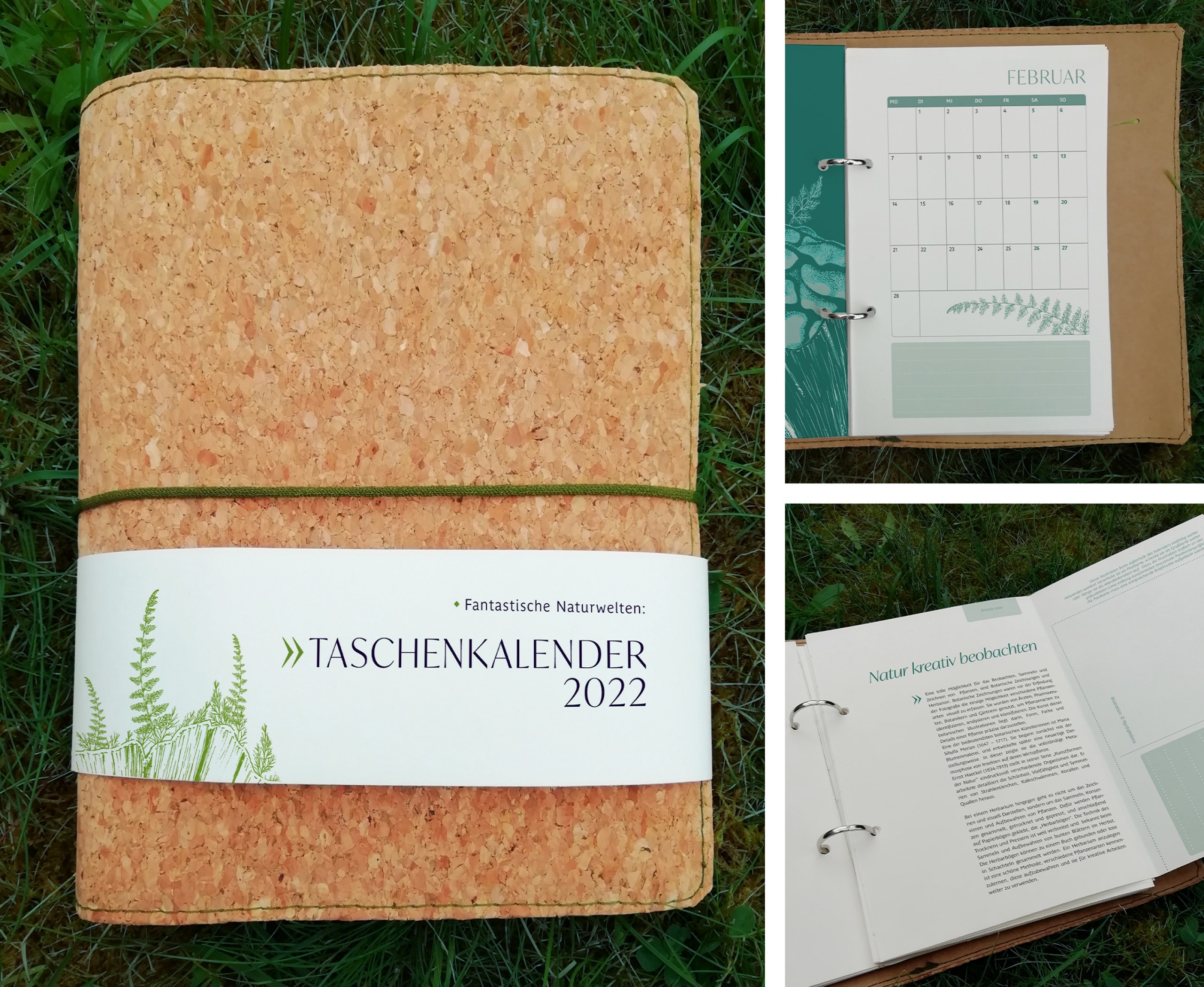 Konzeption, illustrative und typografische Gestaltung eines Taschenkalenders