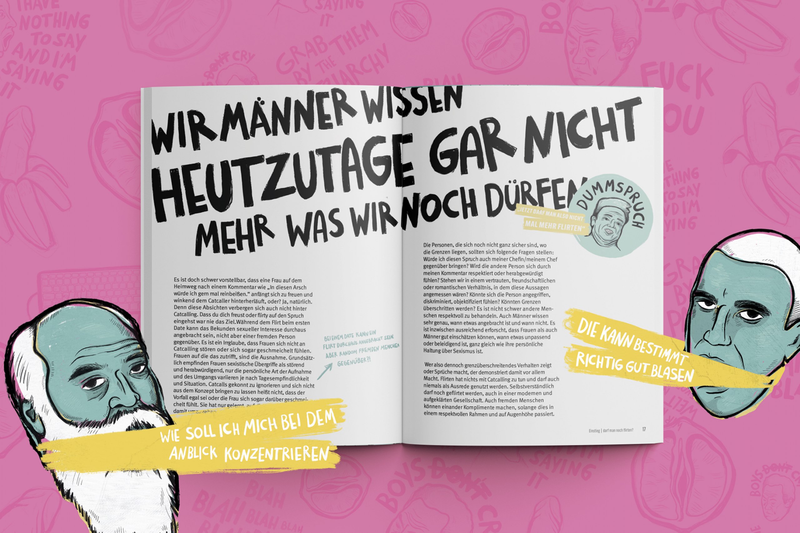 Über verbale sexuelle Belästigung und toxische Männer