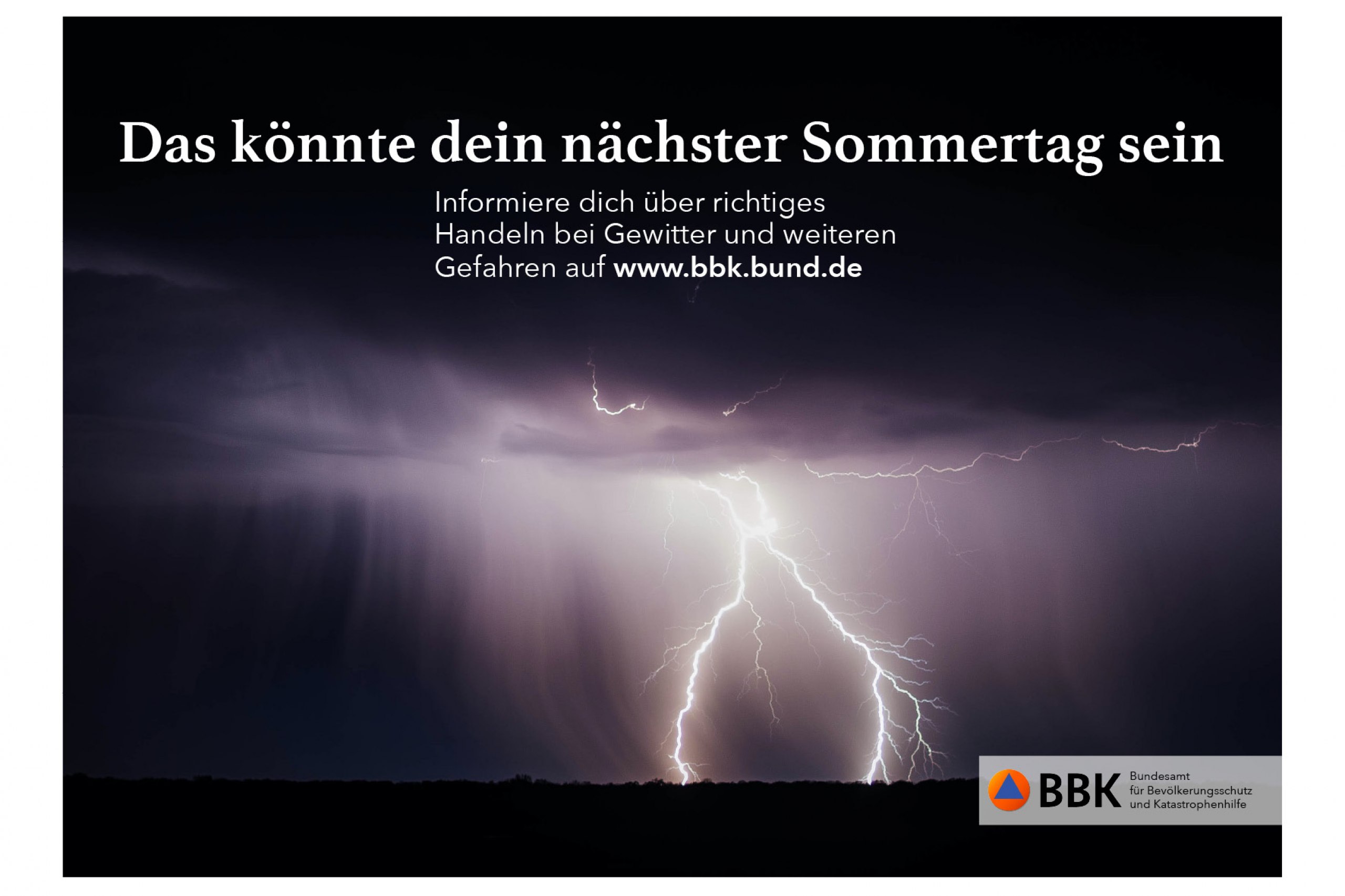 Eine bundesweite Aufklärungskampagne des Bundesamts für Bevölkerungsschutz und Katastrophenhilfe
