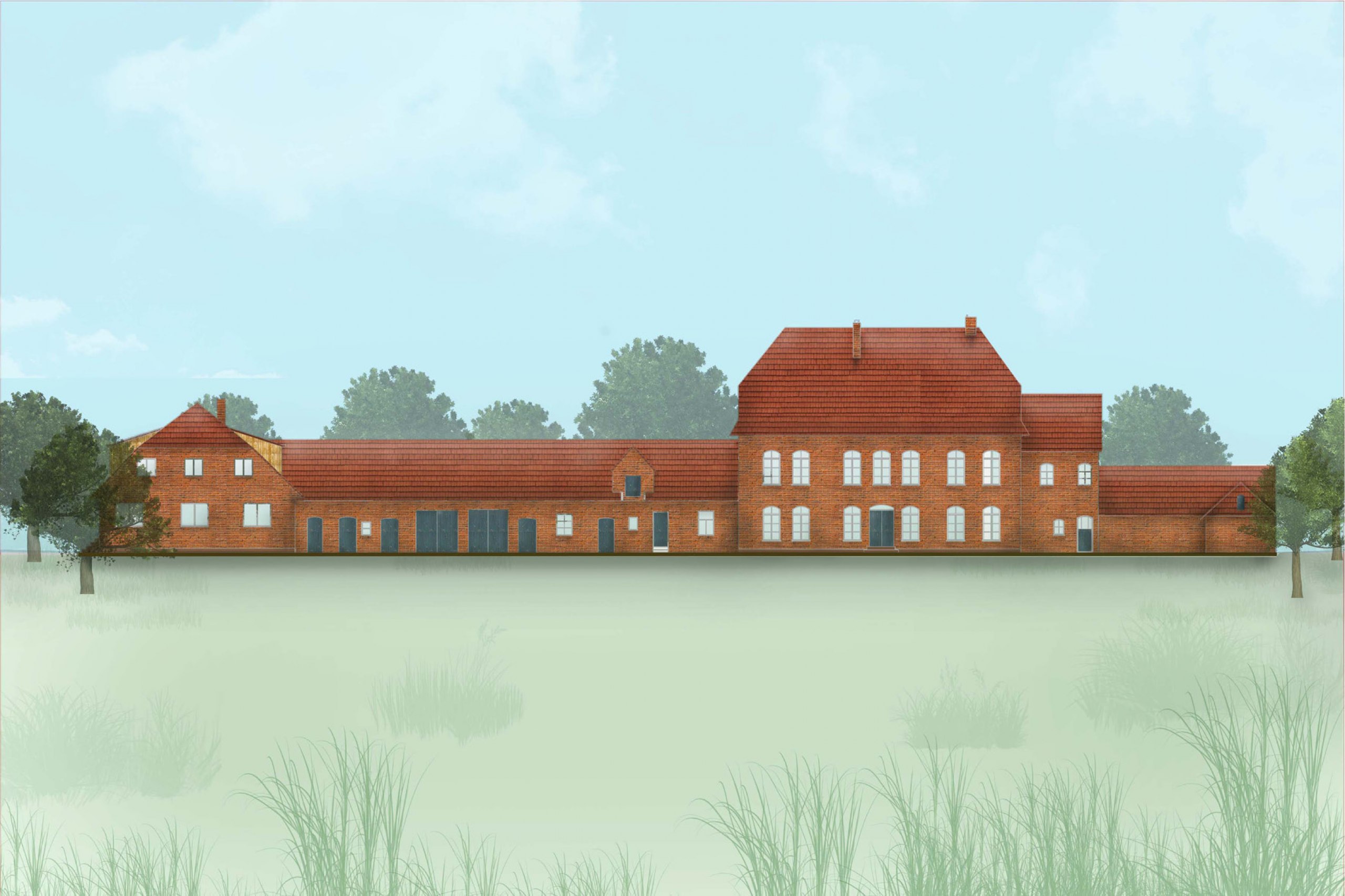 Die Umnutzung der Hofgebäude Alt Ahrbeck 1