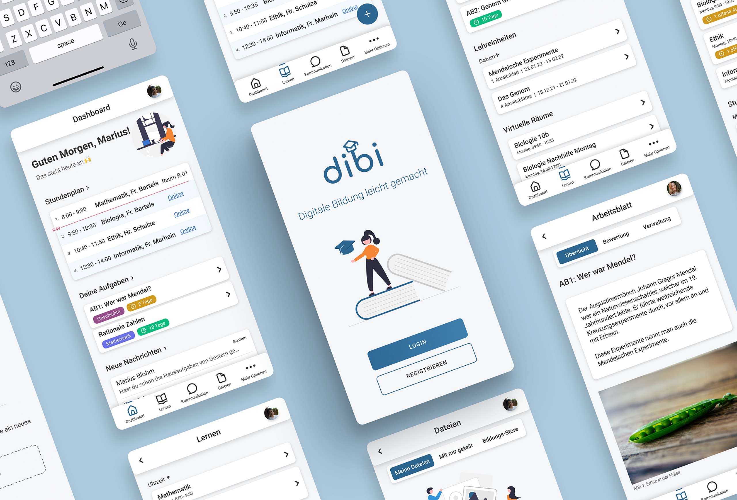 Prototypisches Design einer digitalen Bildungsplattform für den Distanzunterricht
