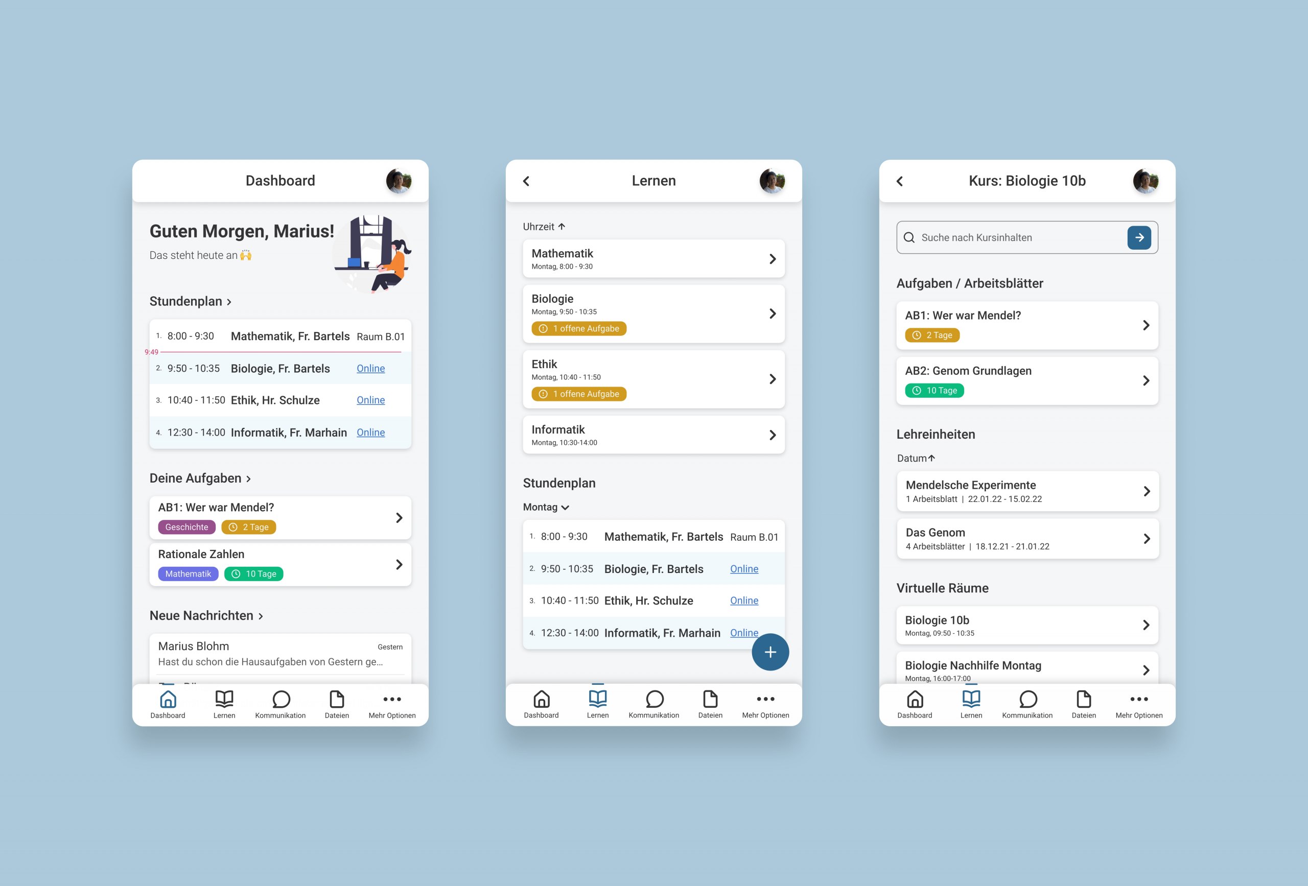 Prototypisches Design einer digitalen Bildungsplattform für den Distanzunterricht