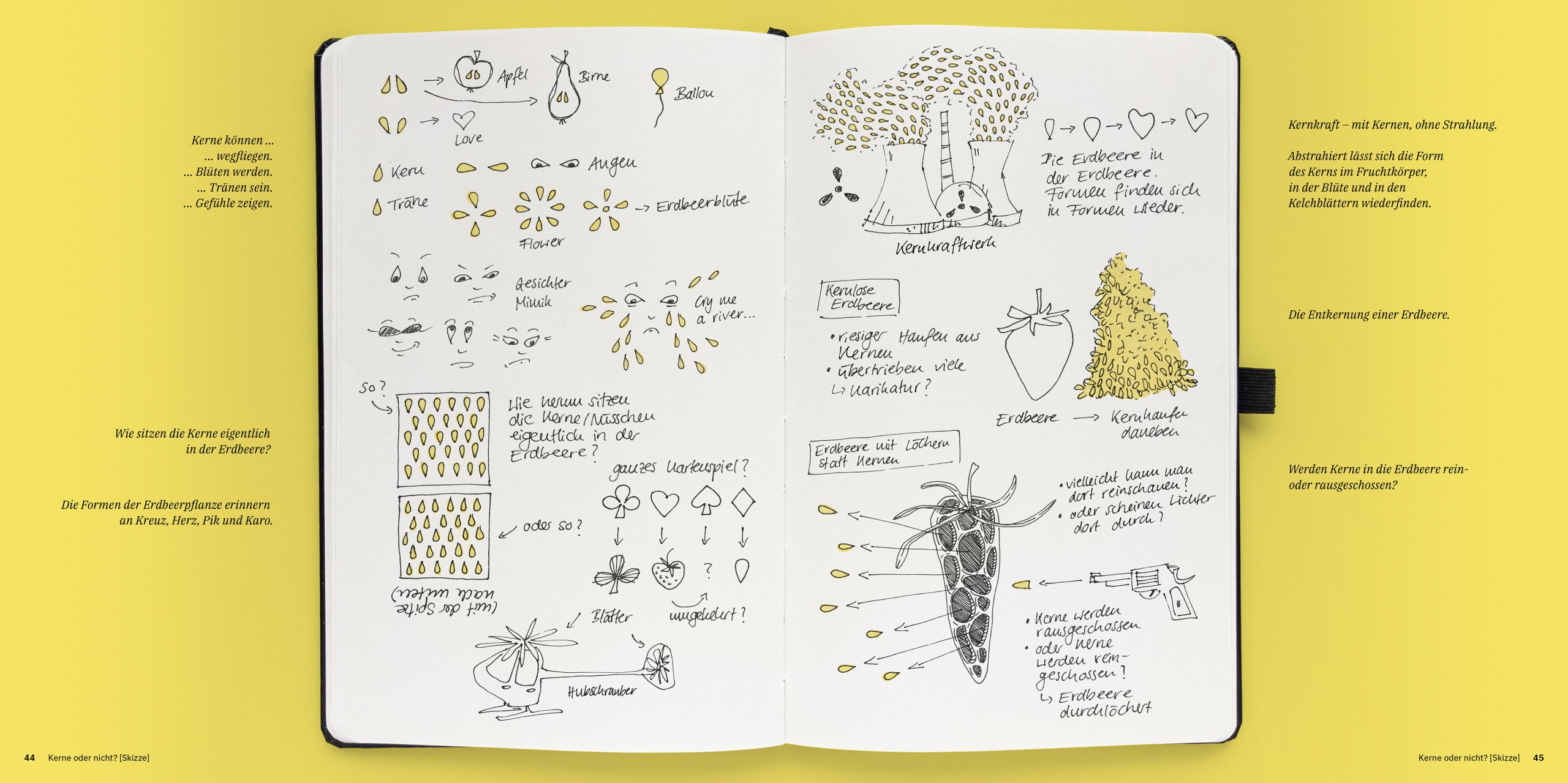 Untersuchung kreativer Denkprozesse und Arbeitswege – das gestalterische Experiment