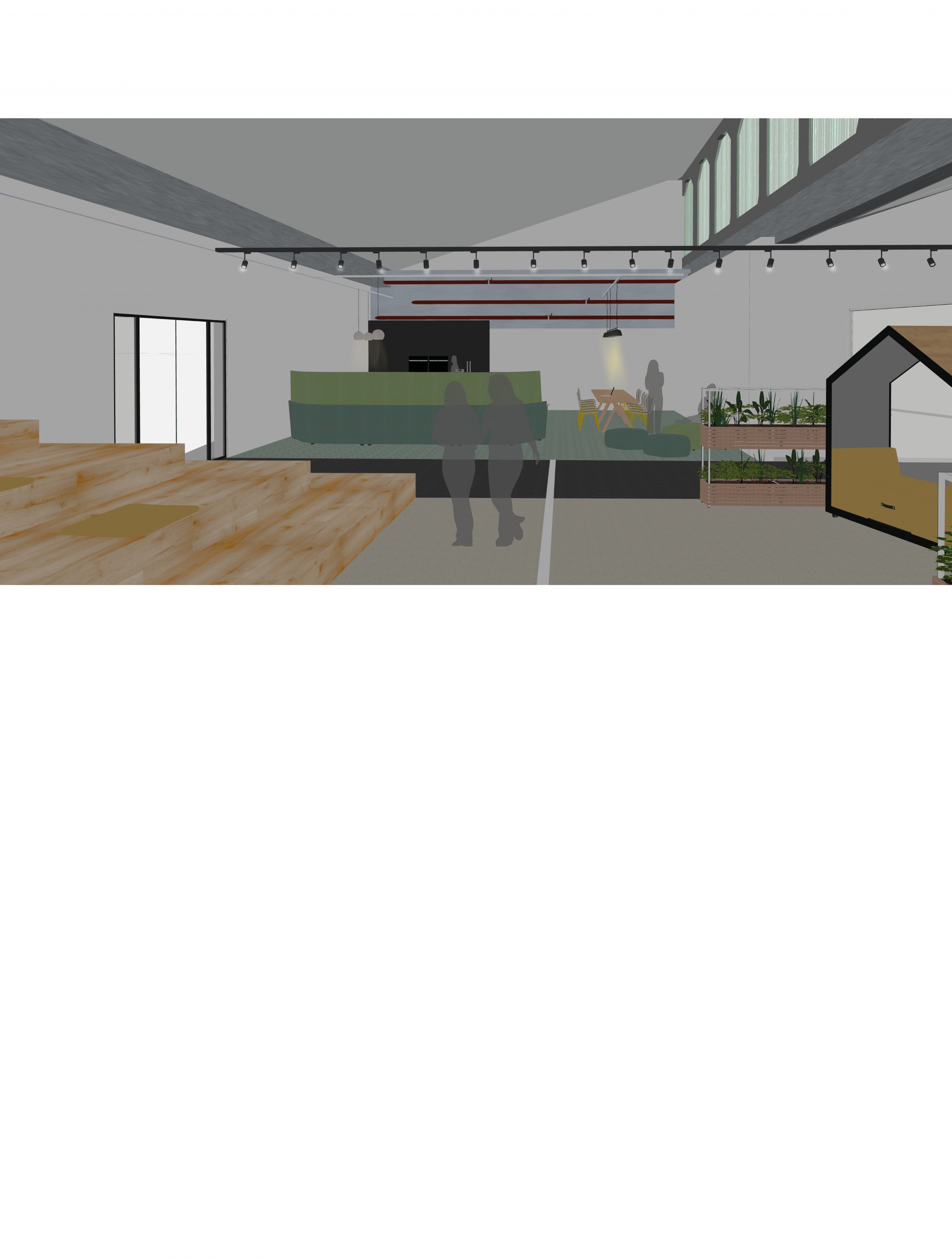 Umnutzung eines Parkhauses in ein Zentrum für Neue Arbeit