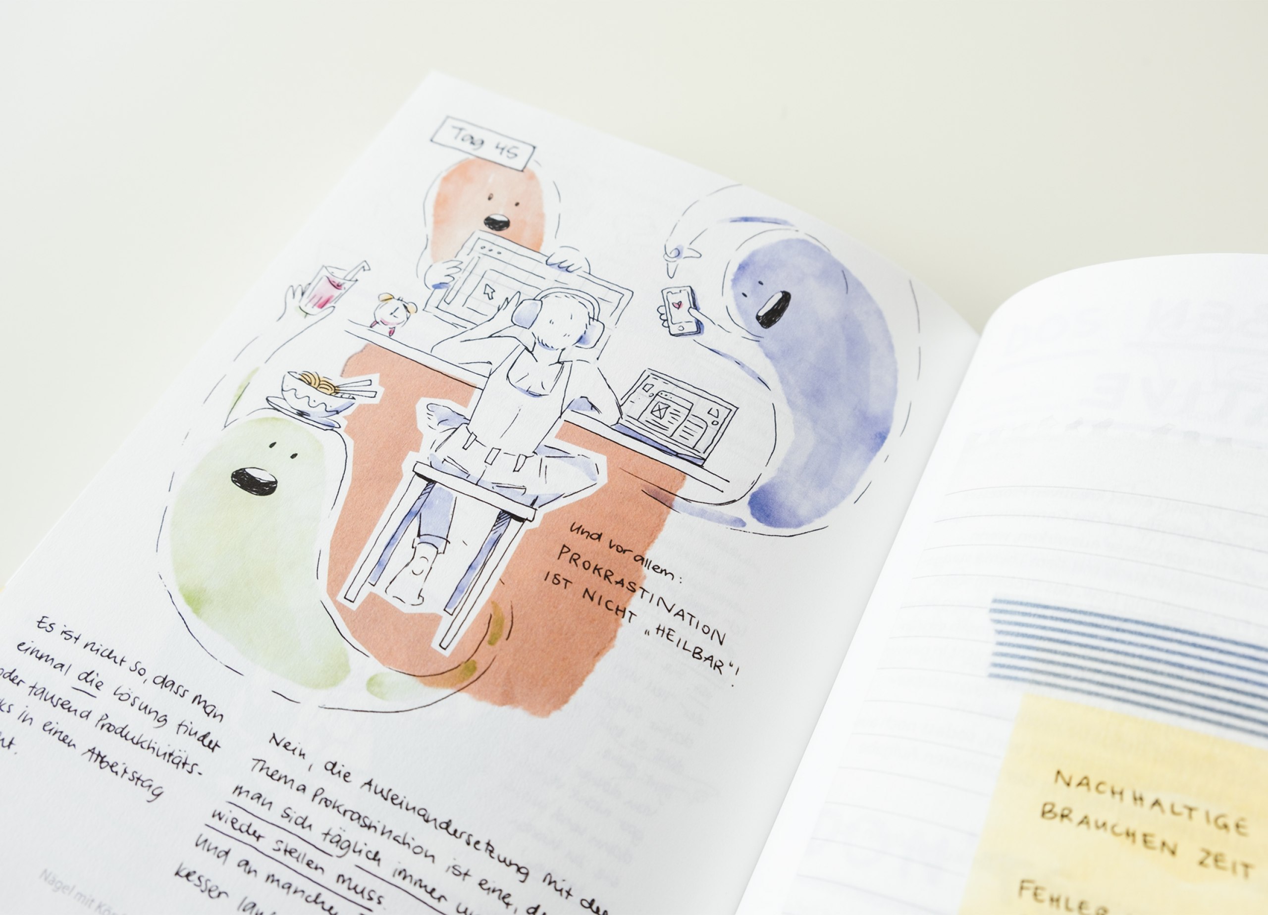 Wie man einen guten Umgang mit Prokrastination im Kreativprozess findet