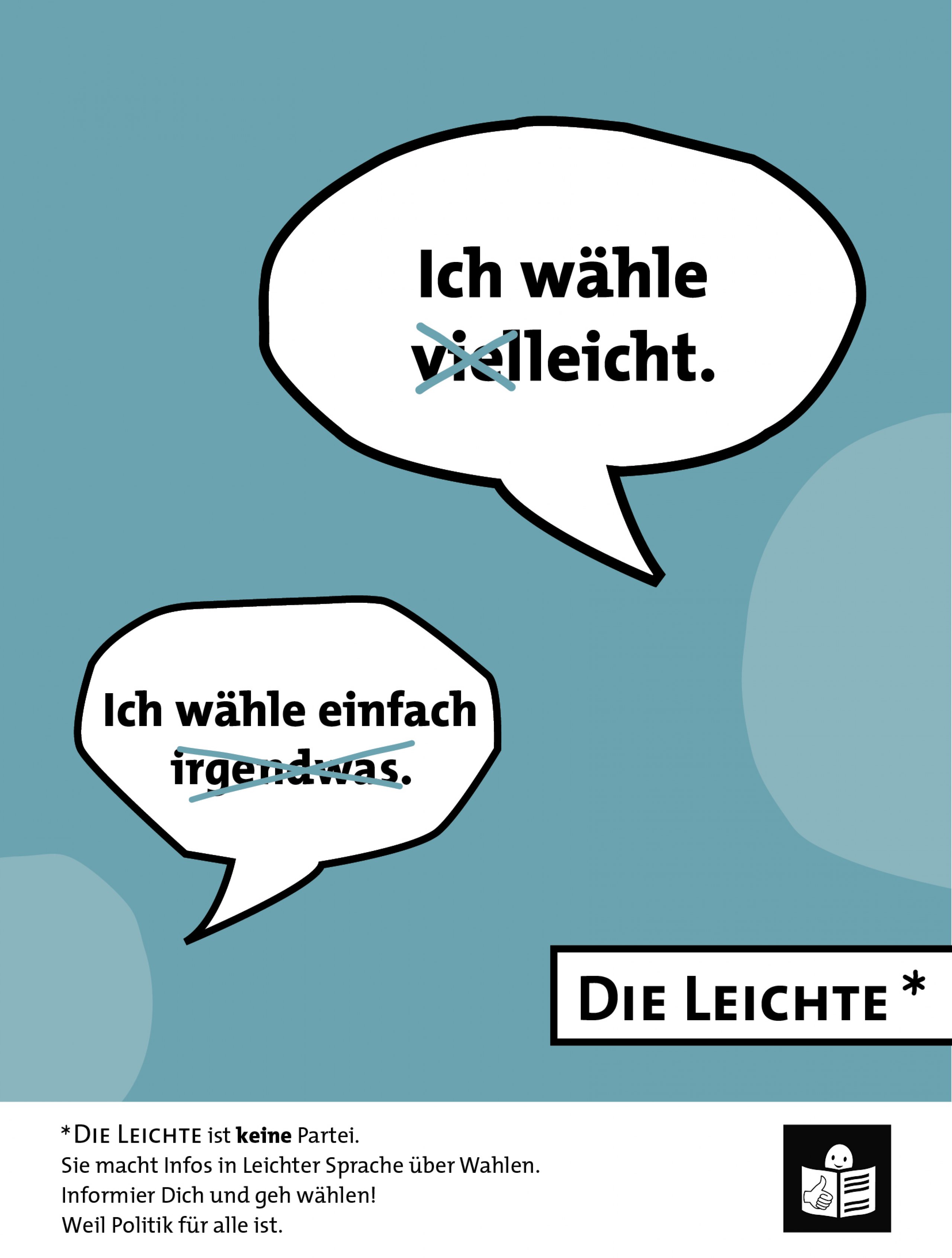 Konzept für barrierearme Werbesprache am Beispiel einer Aufklärungskampagne über politische (Meinungs-)Bildung