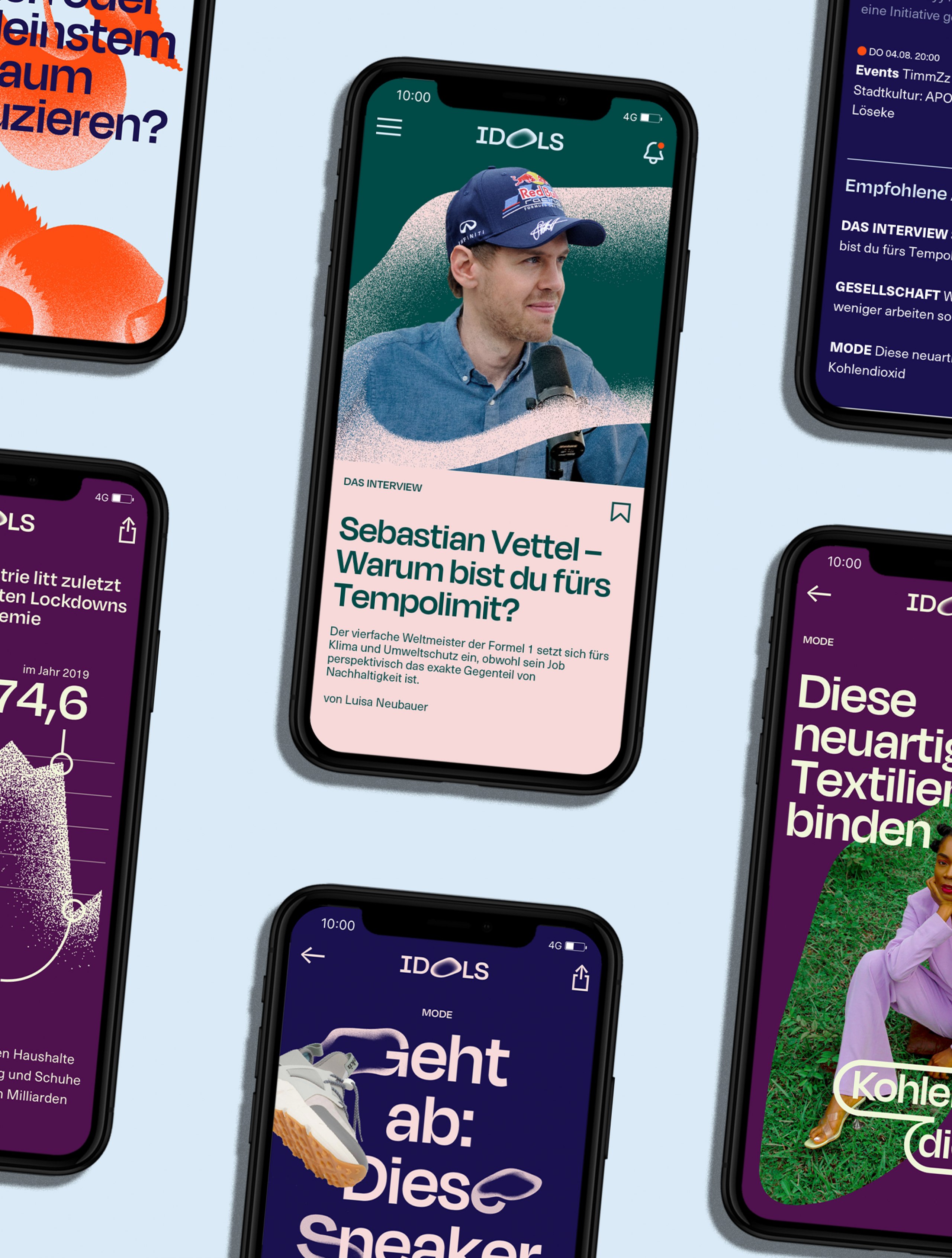 Das Online-Magazin Idols lässt einen nachhaltigen Lebensstil attraktiv erscheinen